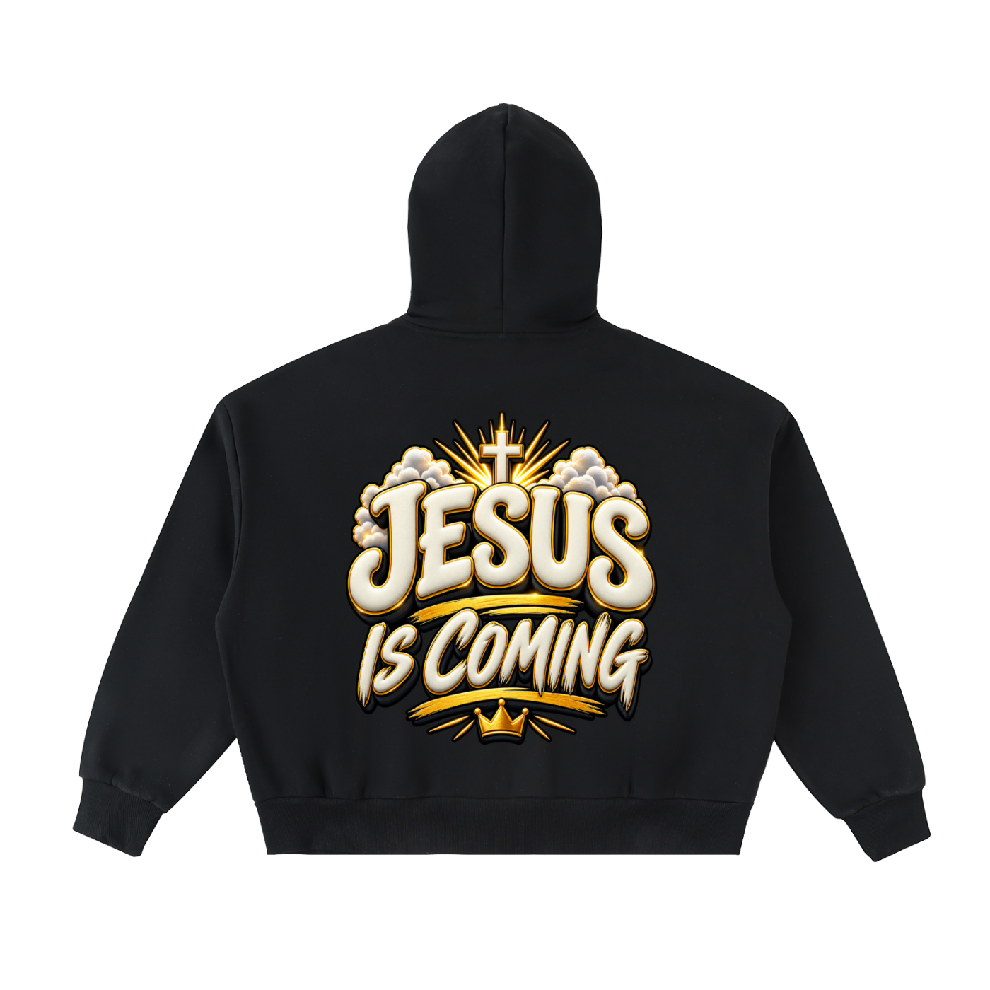 We Must Fleeced Full-Zip Boxy Hoodie