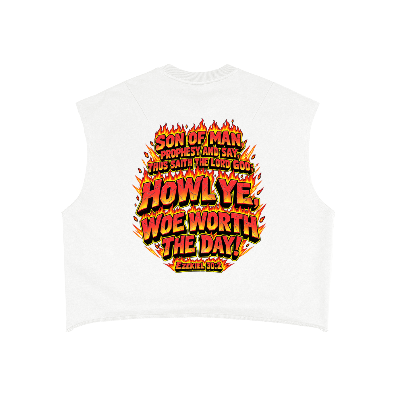 Ezekiel 30:2 French Terry Boxy Tank Top
