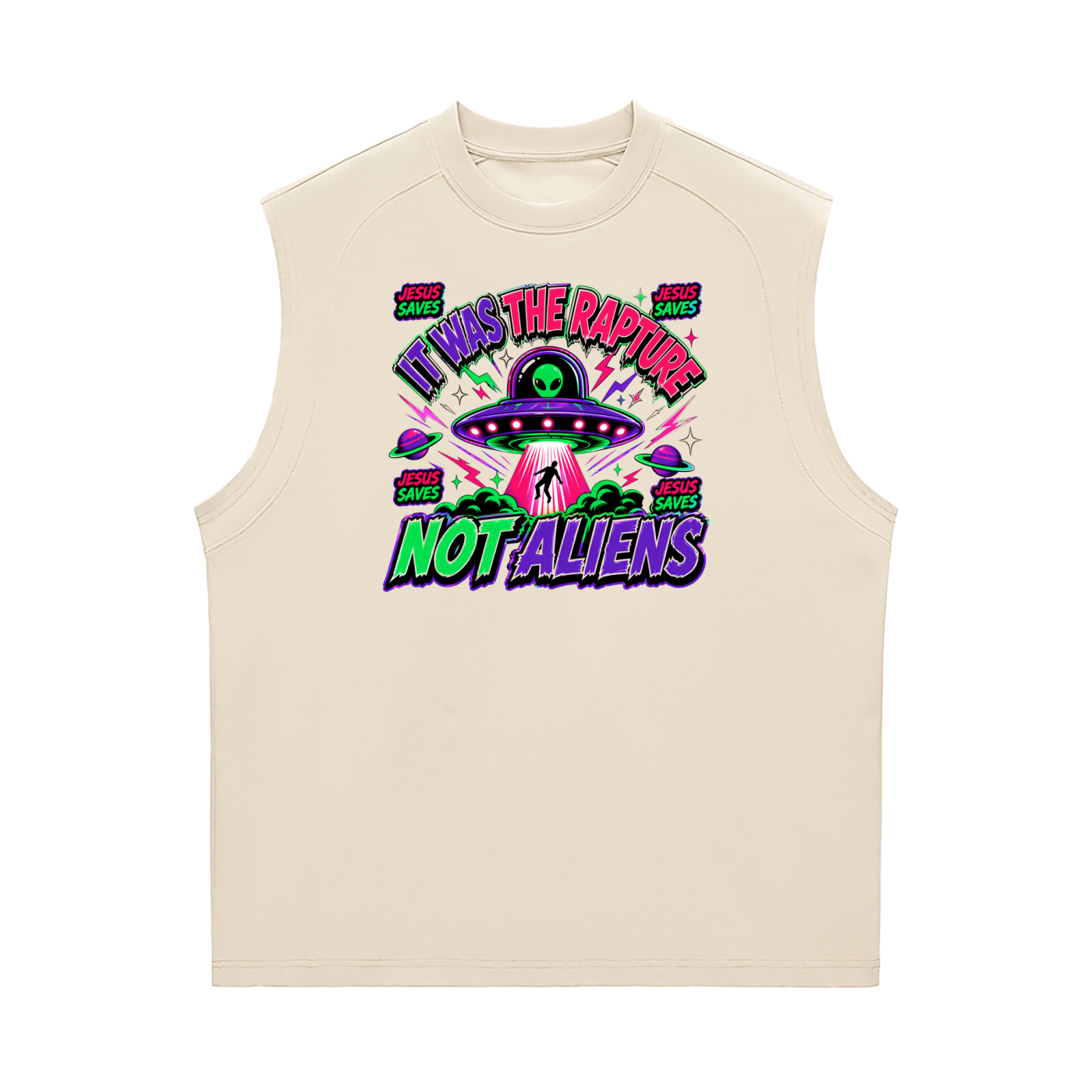 It wasn't aliens Sorona Quick-Dry Cooling Tank Top