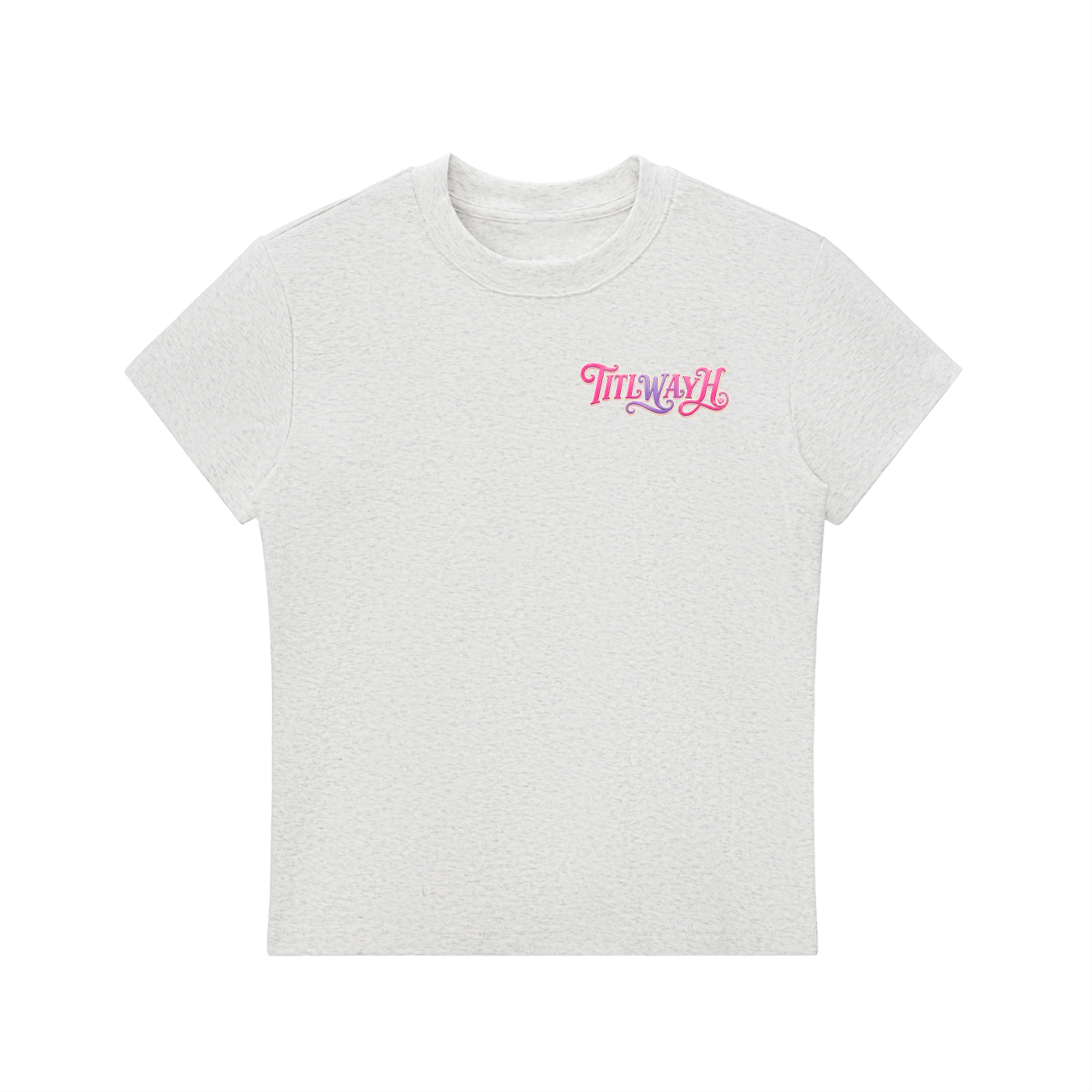 TITLWAYH Essential Bodycon Crewneck T-Shirt
