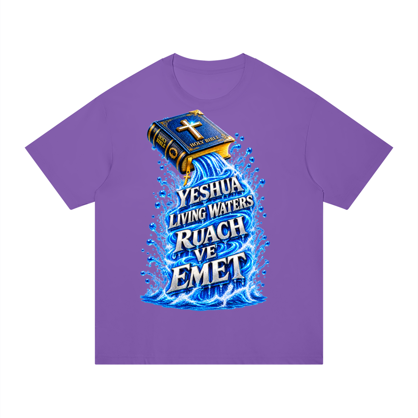 Yeshua, Ruach, Emet Unisex Regular Fit Cotton T-Shirt