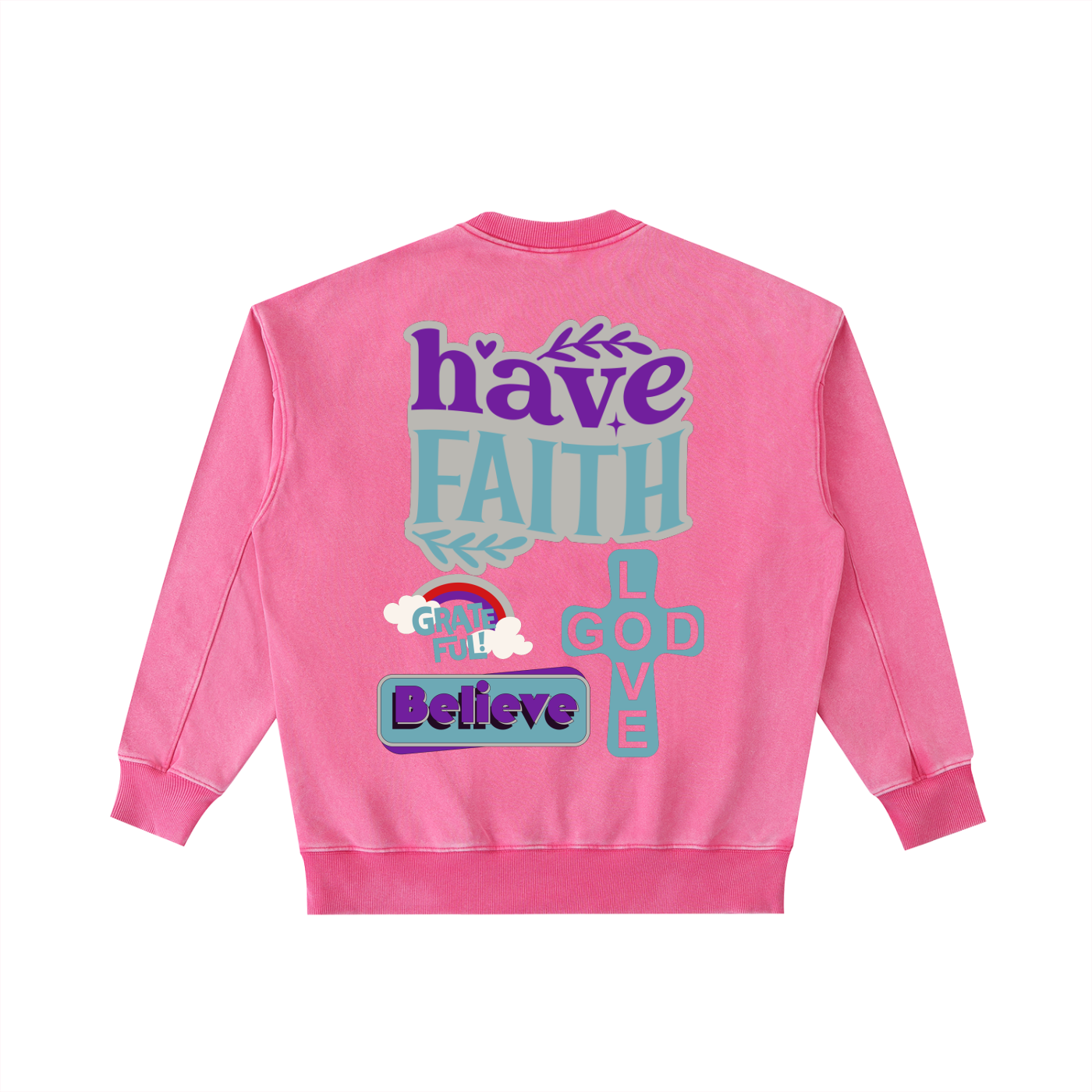 Noah Vintage Washed Heavyweight Crewneck Sweatshirt