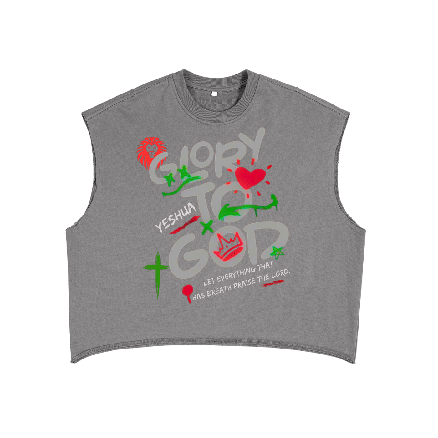 "Praise and Glory" French Terry Boxy Tank Top