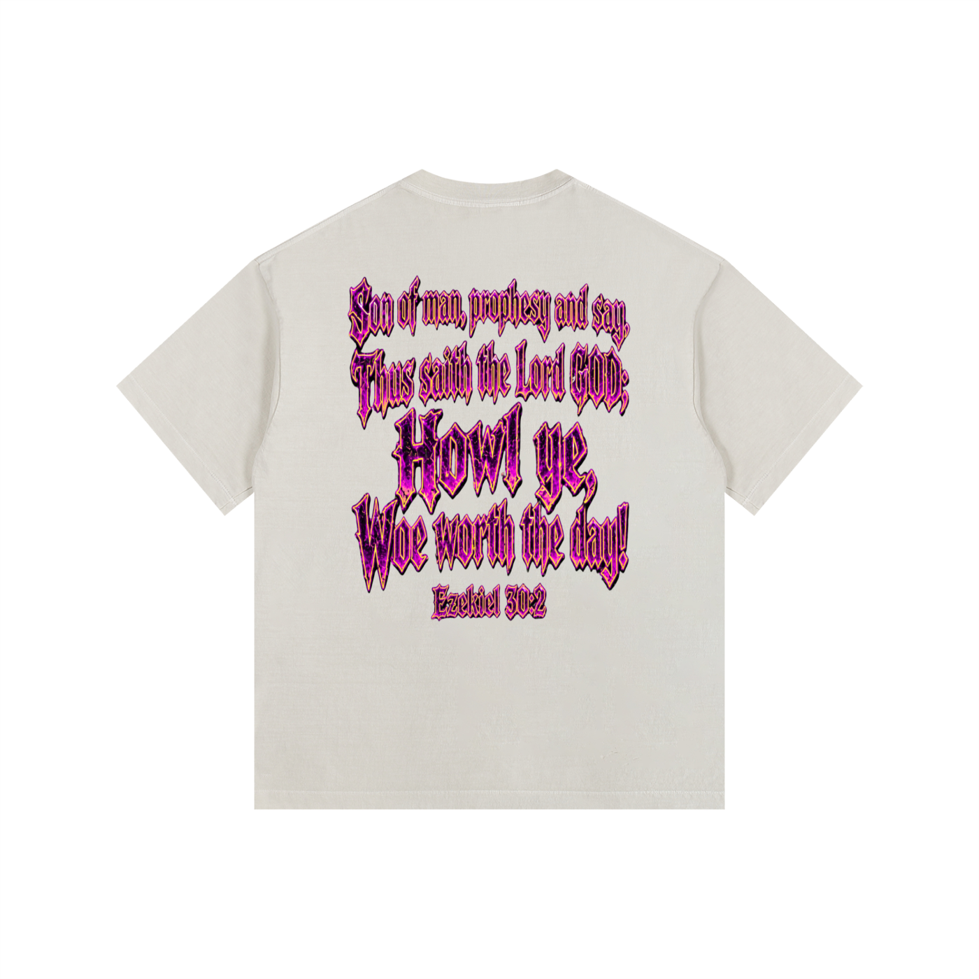 The 5th Trumpet Vintage Washed Oversized Cotton T-Shirt