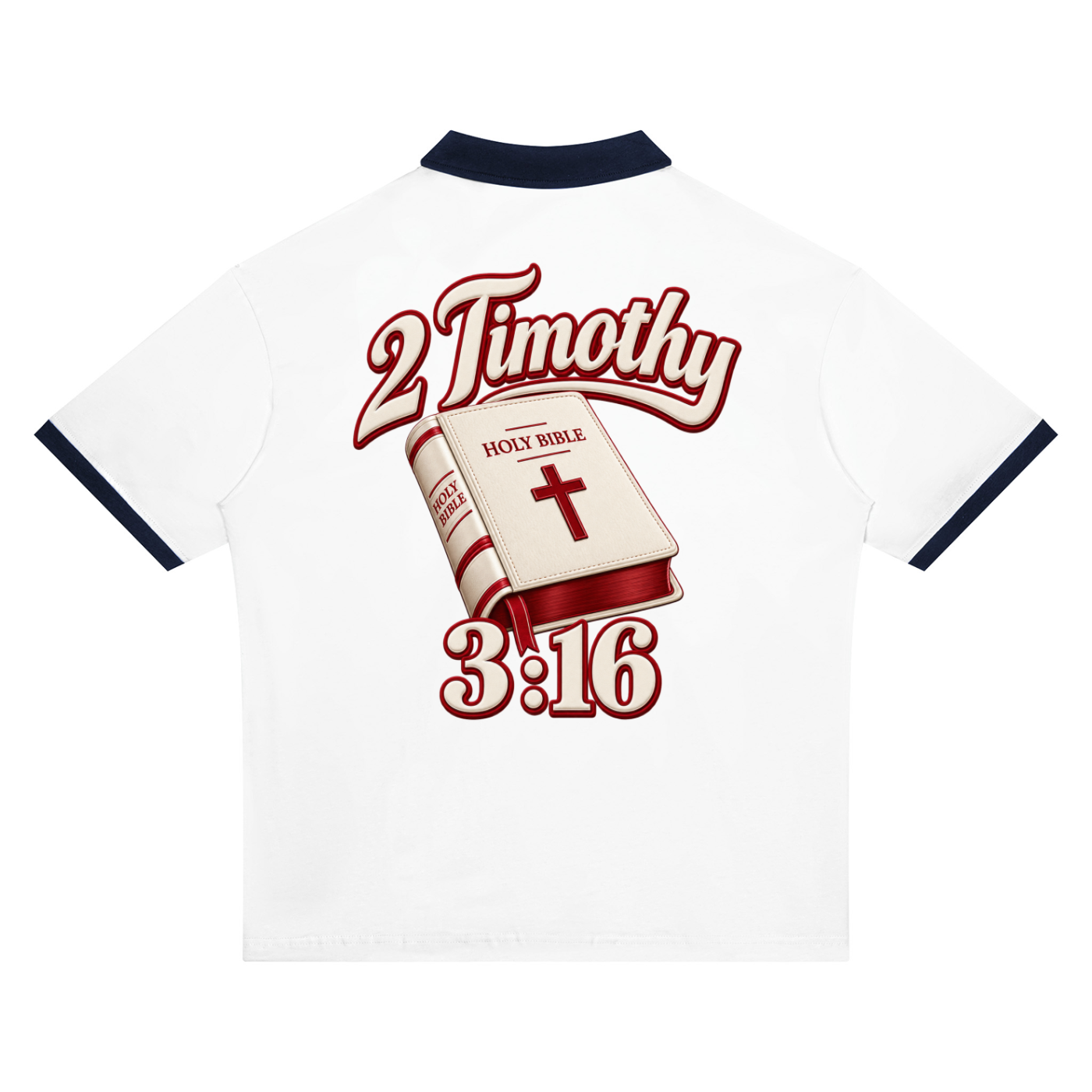 BIBLE Unisex Color Block Polo Shirt