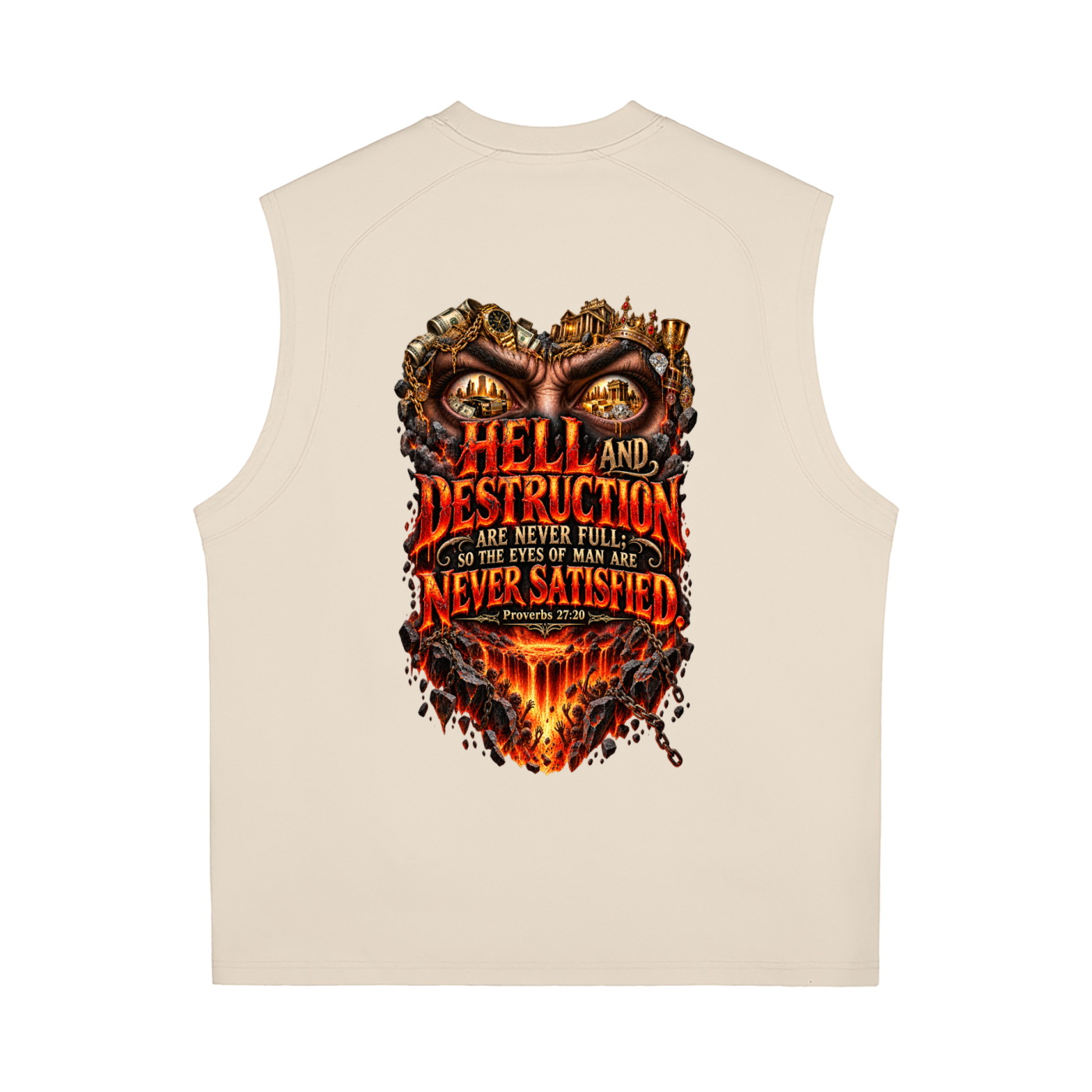 Proverbs 27:4 & 20 Sorona Quick-Dry Cooling Tank Top