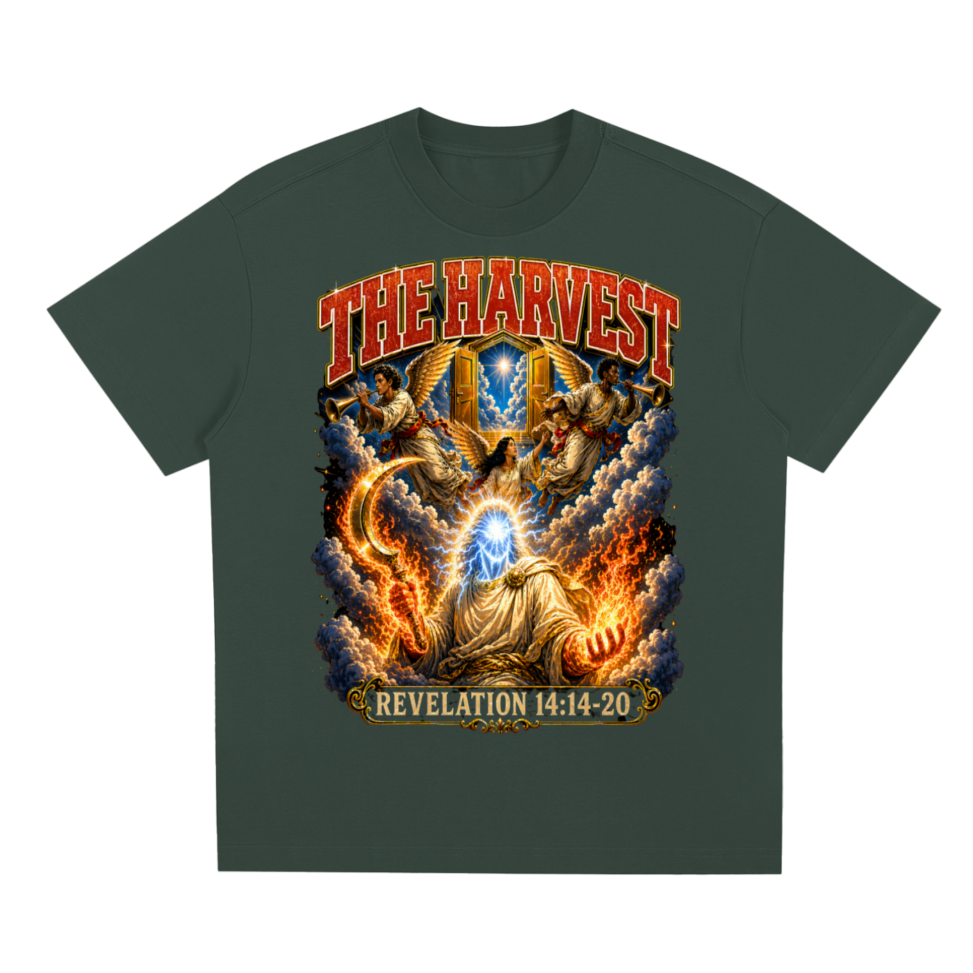 Revelation 14:14-20 Sorona Quick-Dry Cooling T-Shirt