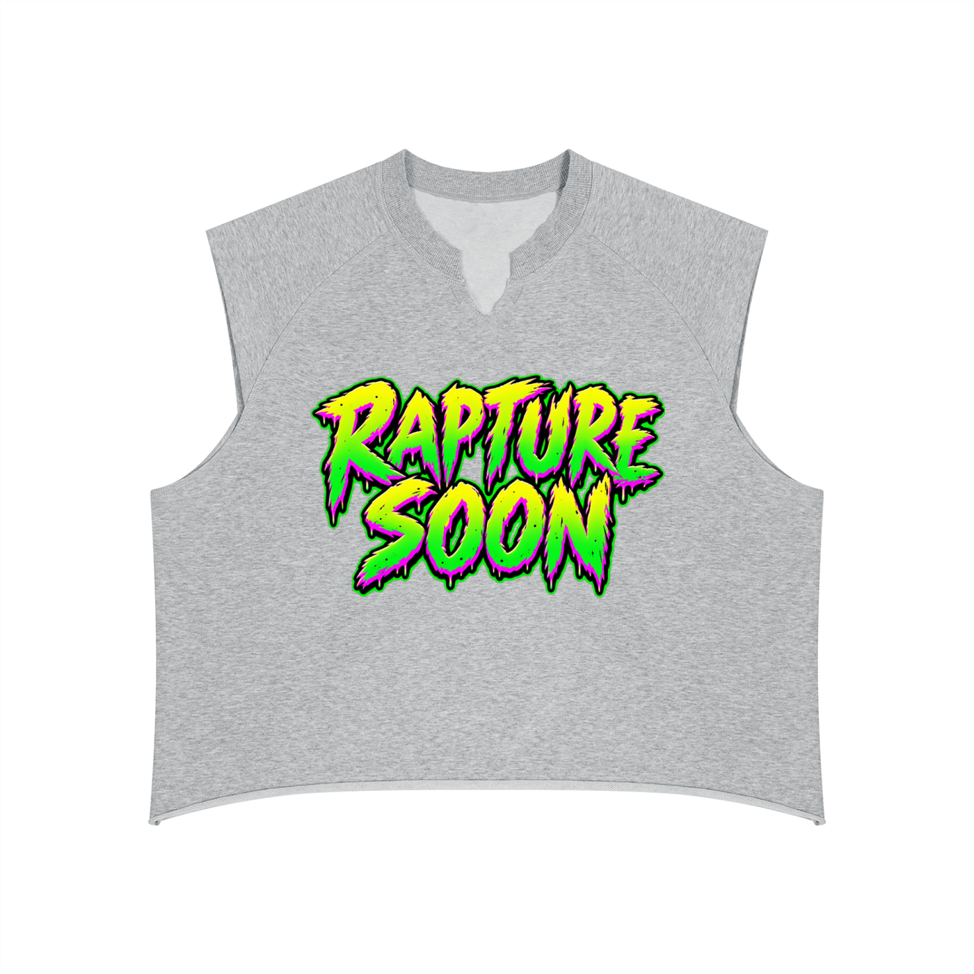Rapture Soon 1 Cor. 15:51-52 Men’s Boxy Raw Hem Tank Top