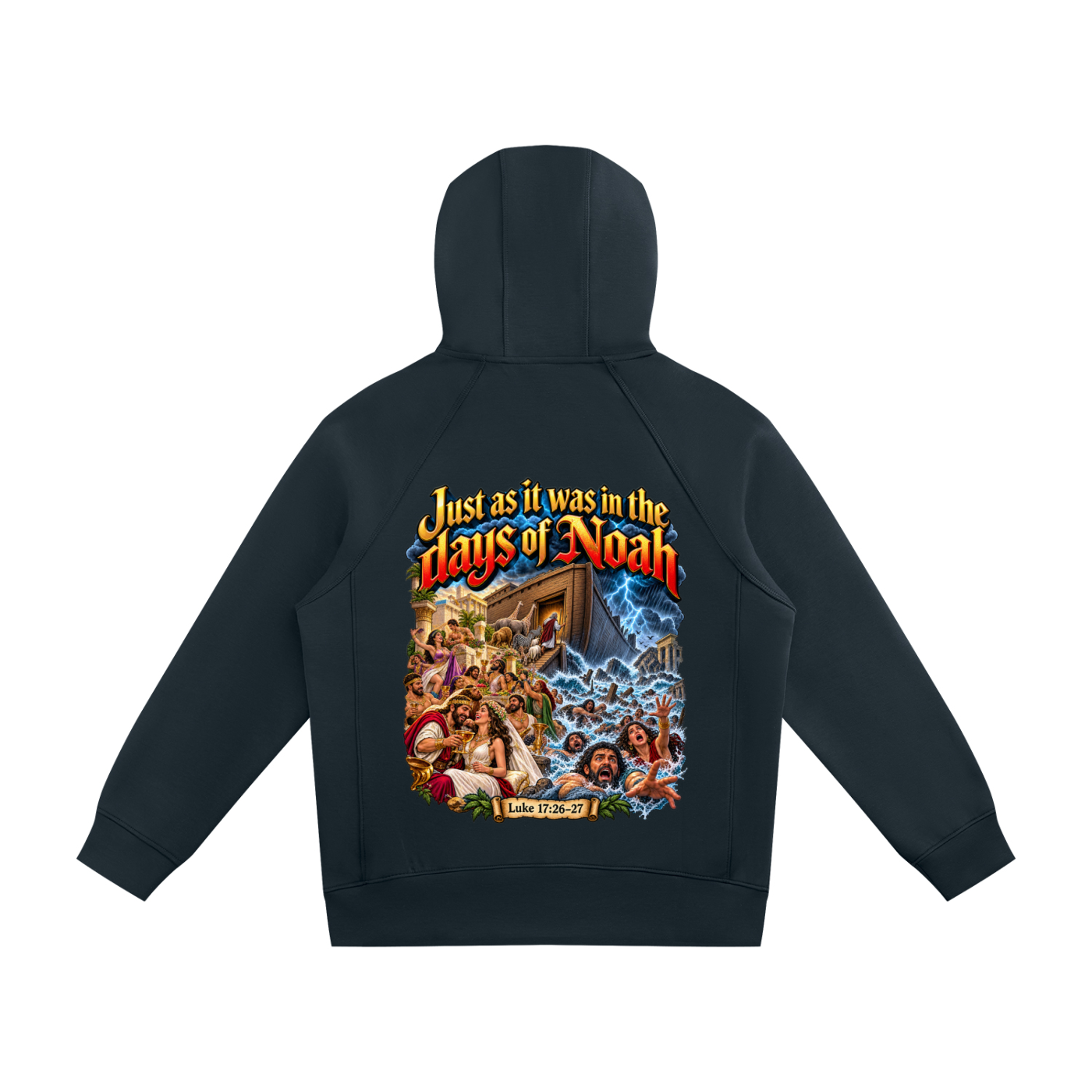 Escape/Days of Noah Unisex Raglan Full Zip Hoodie