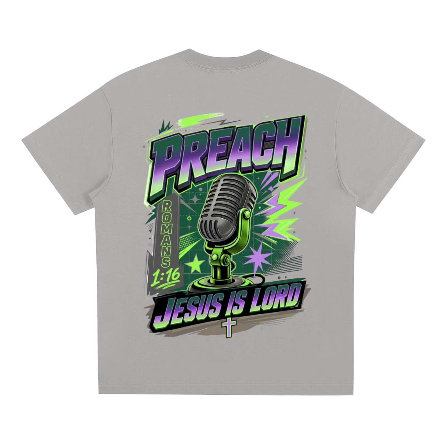 No Luck Just Yeshu/Preach Sorona Quick-Dry Cooling T-Shirt