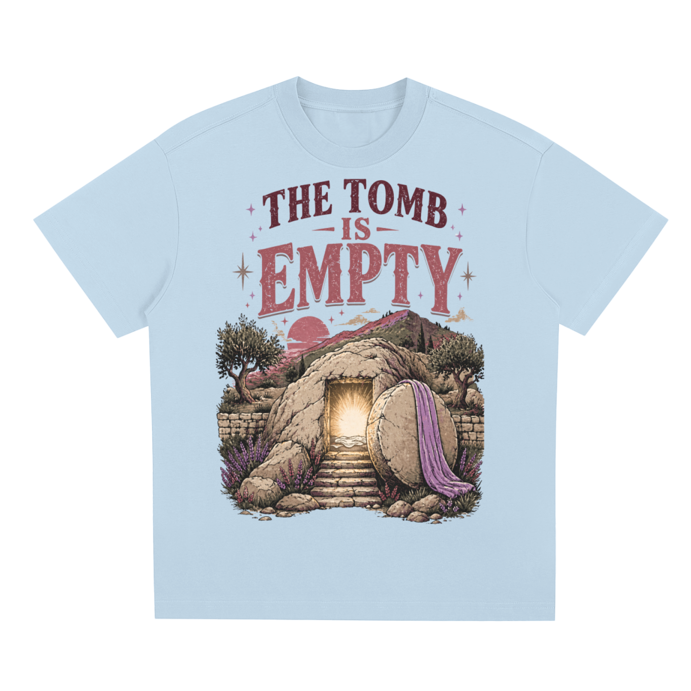 The Tomb is Empty Sorona Quick-Dry Cooling T-Shirt