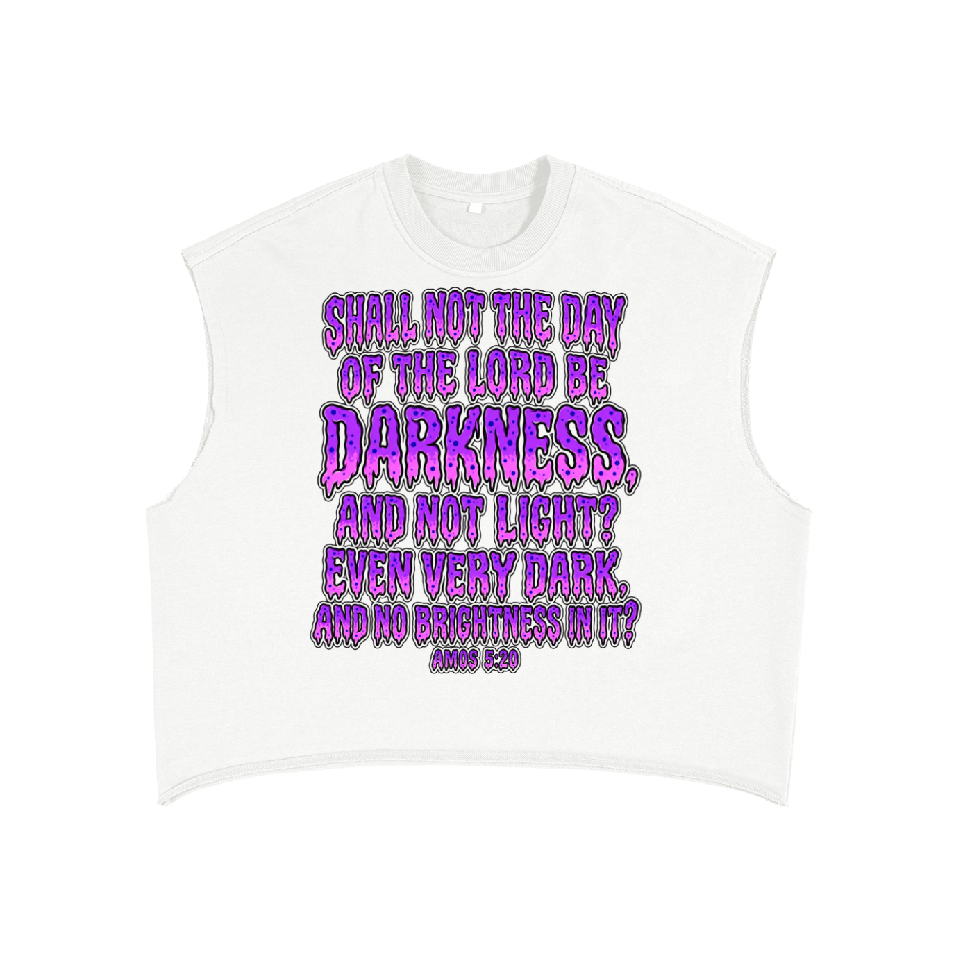 Amos 5:20 French Terry Boxy Tank Top