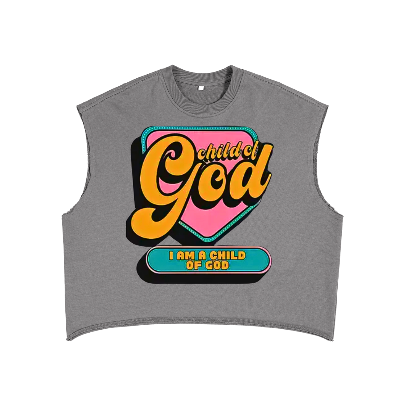 "Matthew 6:33" French Terry Boxy Tank Top