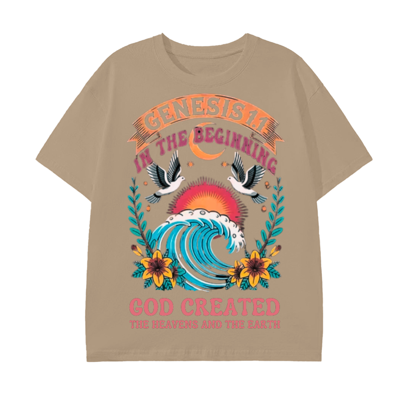 "Genesis 1:1" Pure Cotton Unisex T-Shirt