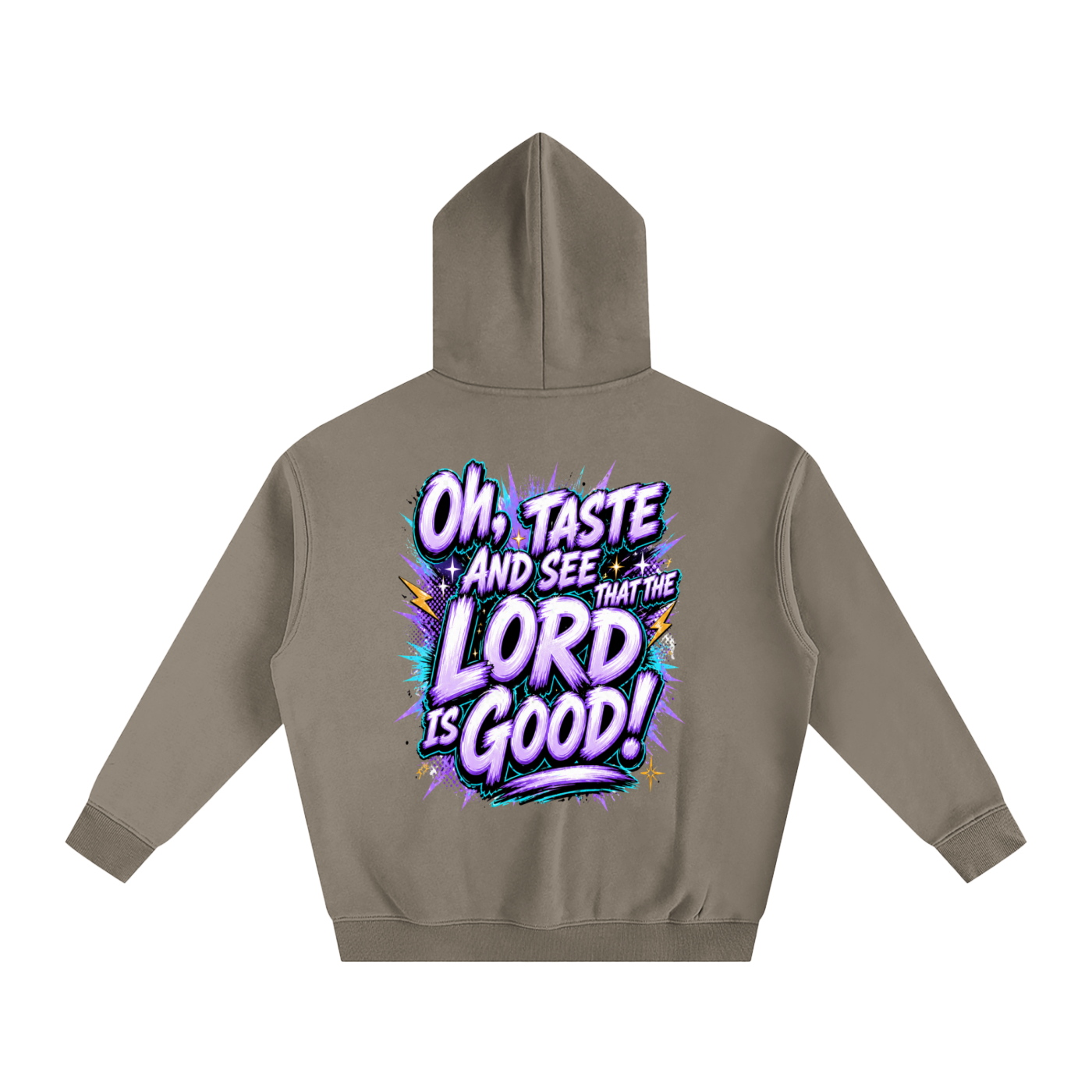 Taste and see Oversize Fleeced Hoodie