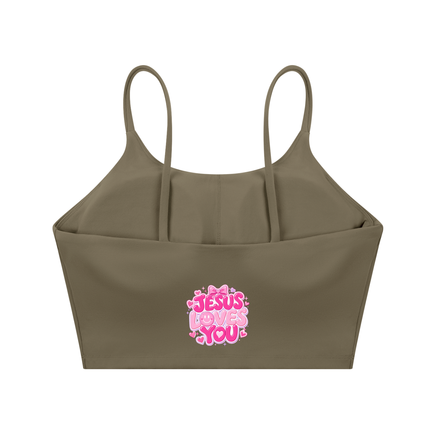 Thank you Spaghetti Strap Yoga Sports Bra