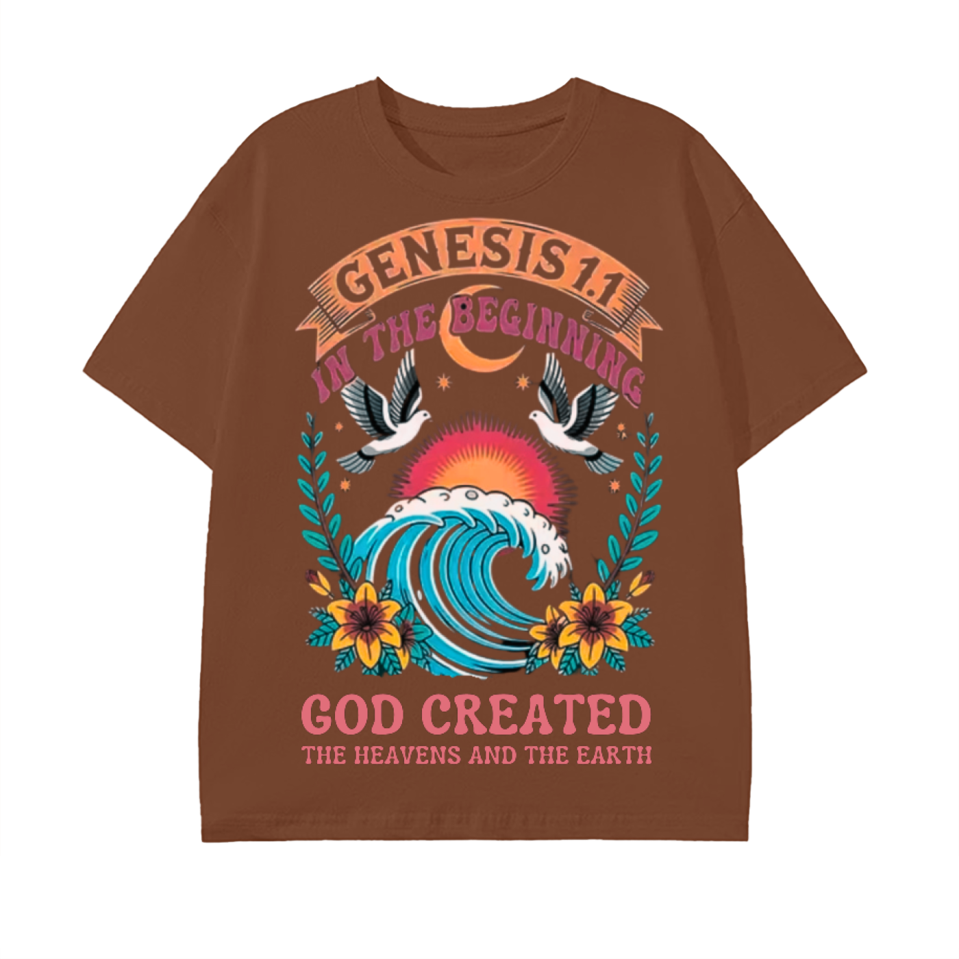 "Genesis 1:1" Pure Cotton Unisex T-Shirt