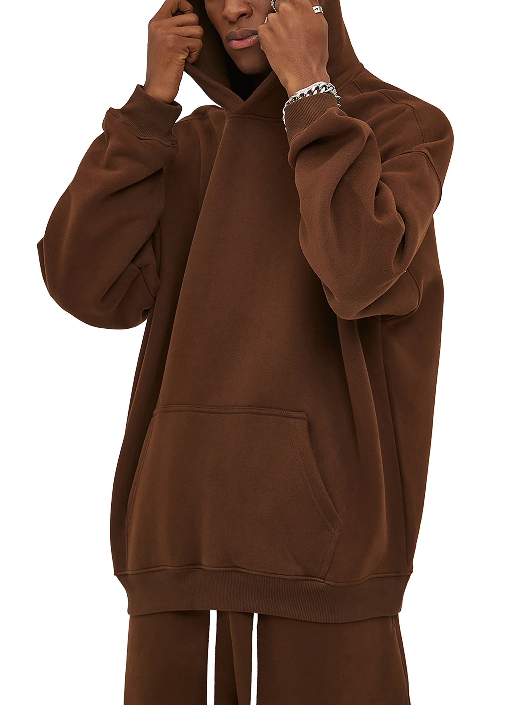 "Connect with God" Oversize Fleeced Hoodie