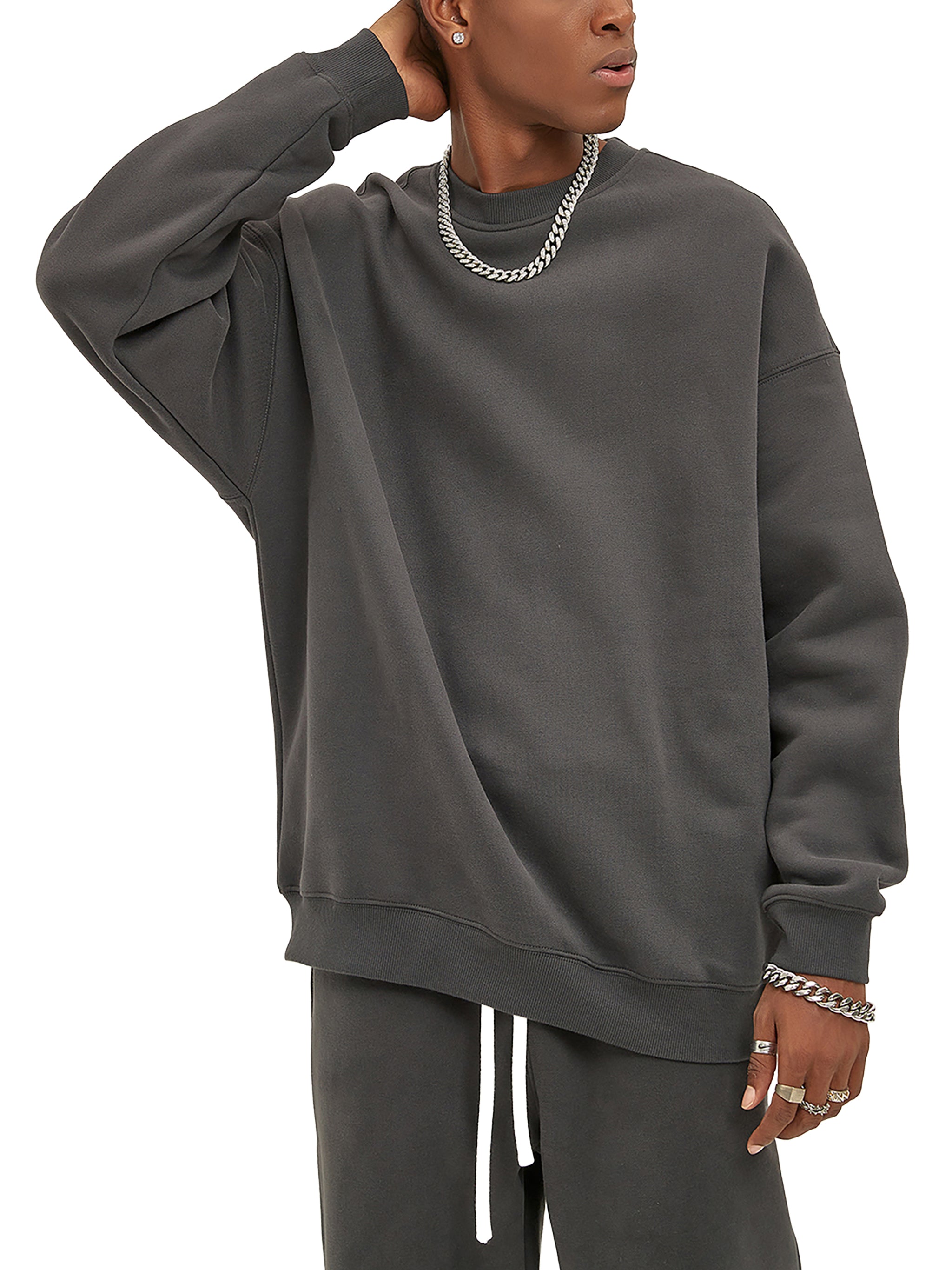 "God is working" Fleeced Sweatshirt