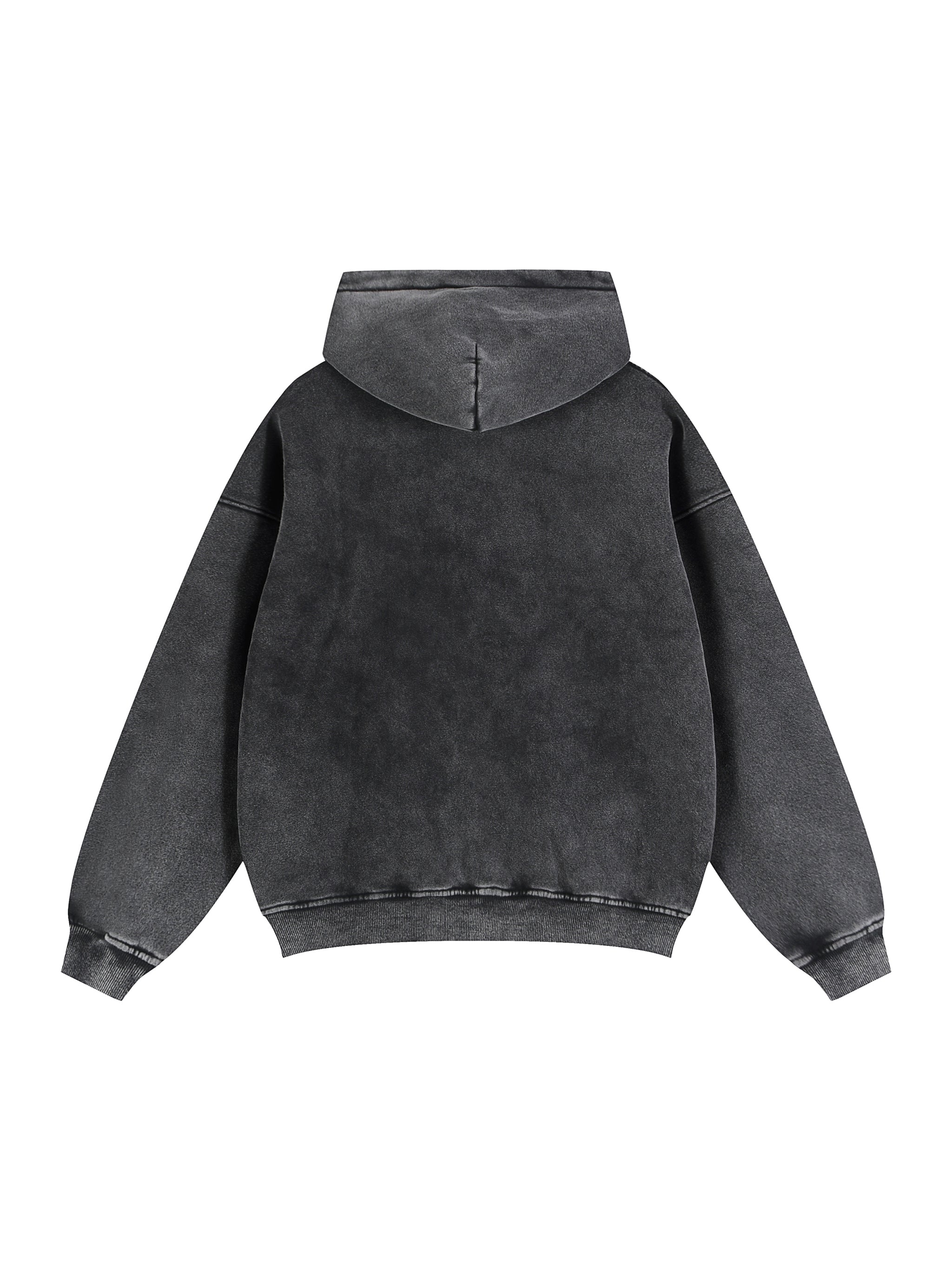 Gospel Zip-Through Boxy Fleece Hoodie