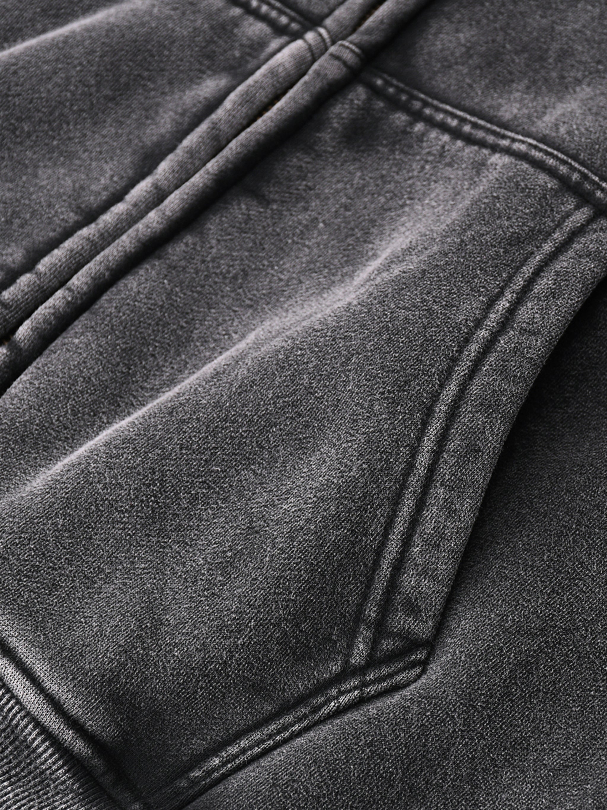 Gospel Zip-Through Boxy Fleece Hoodie