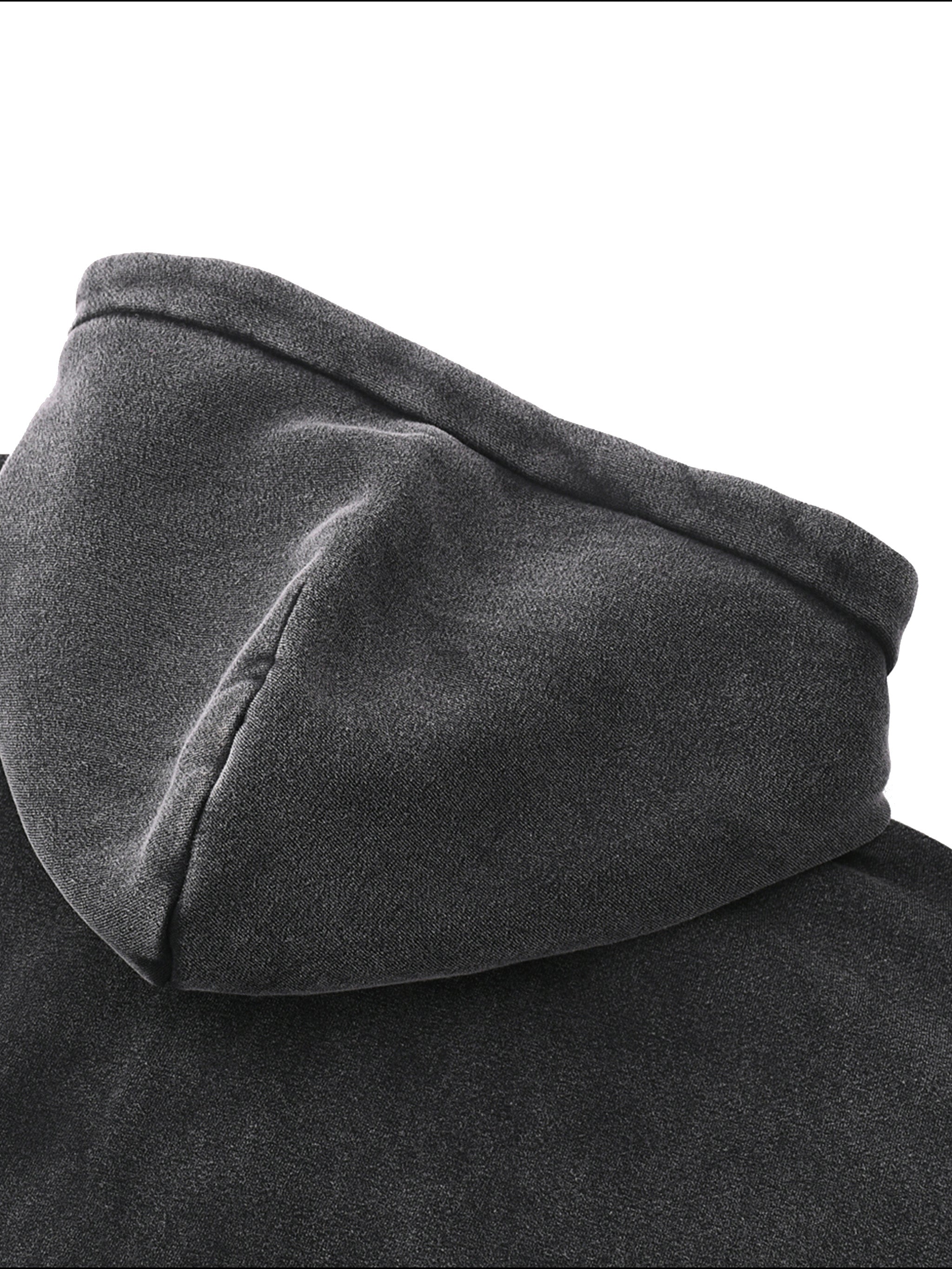 Gospel Zip-Through Boxy Fleece Hoodie