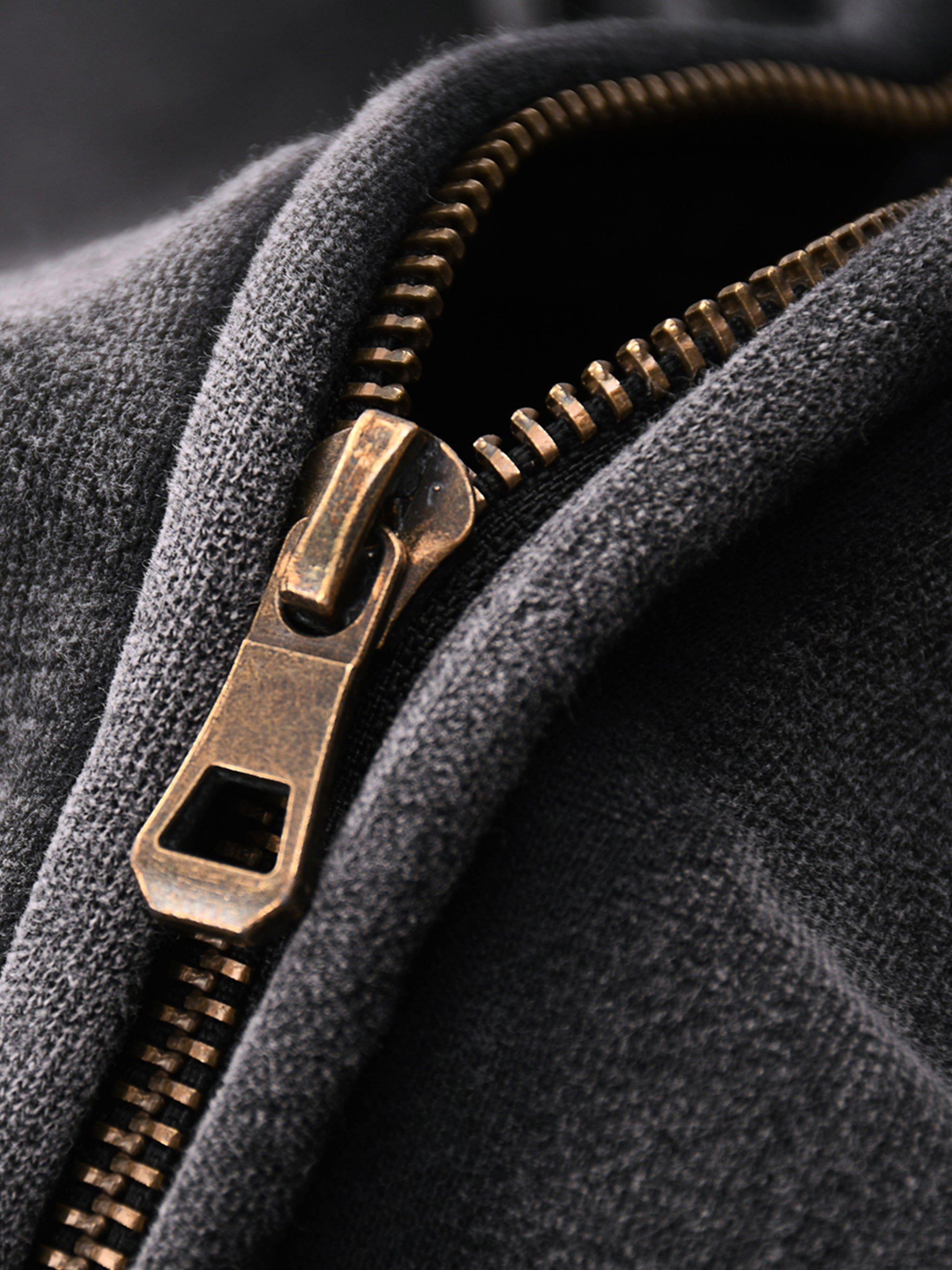 Gospel Zip-Through Boxy Fleece Hoodie