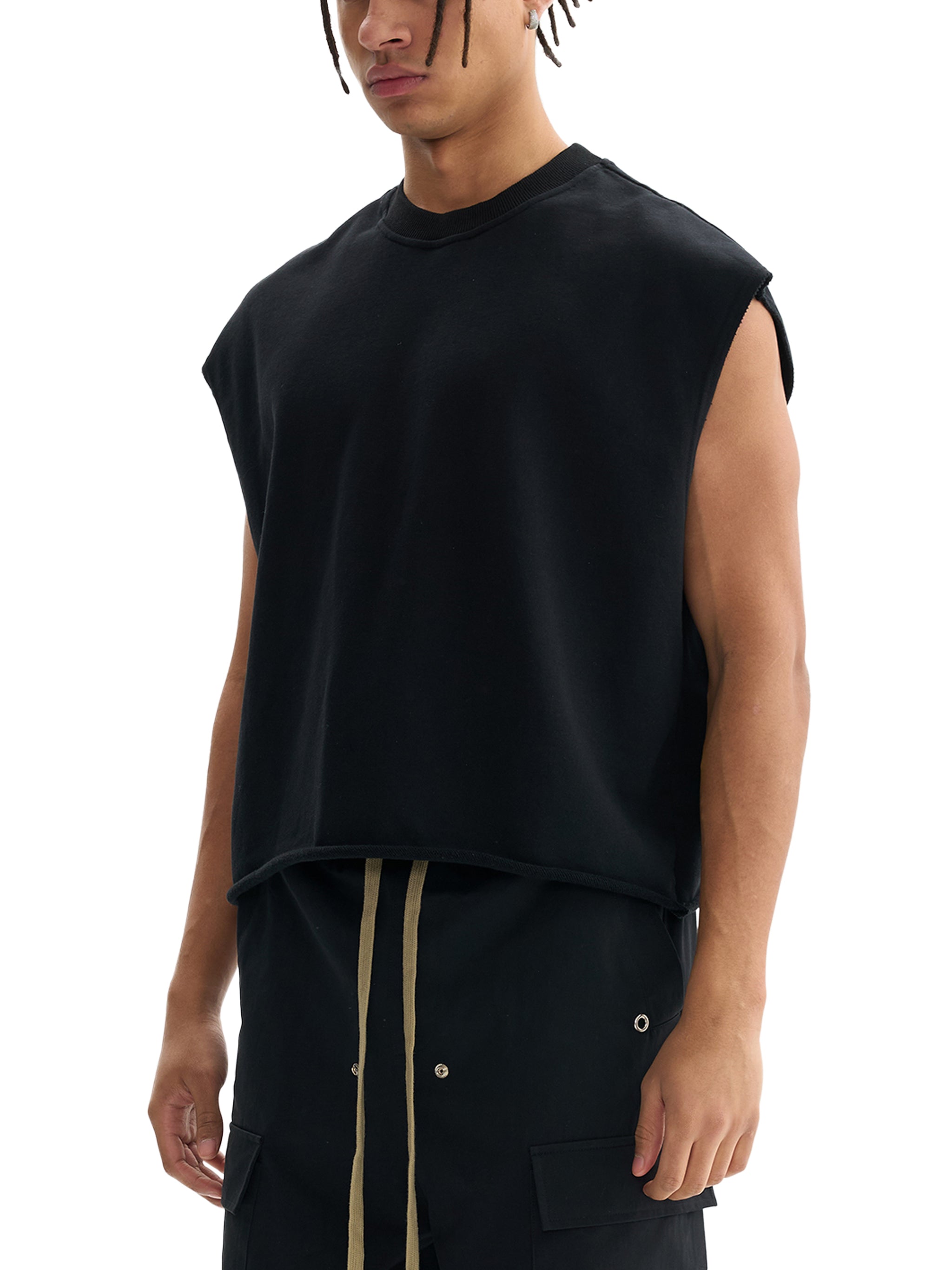 When the cloud appears French Terry Boxy Tank Top