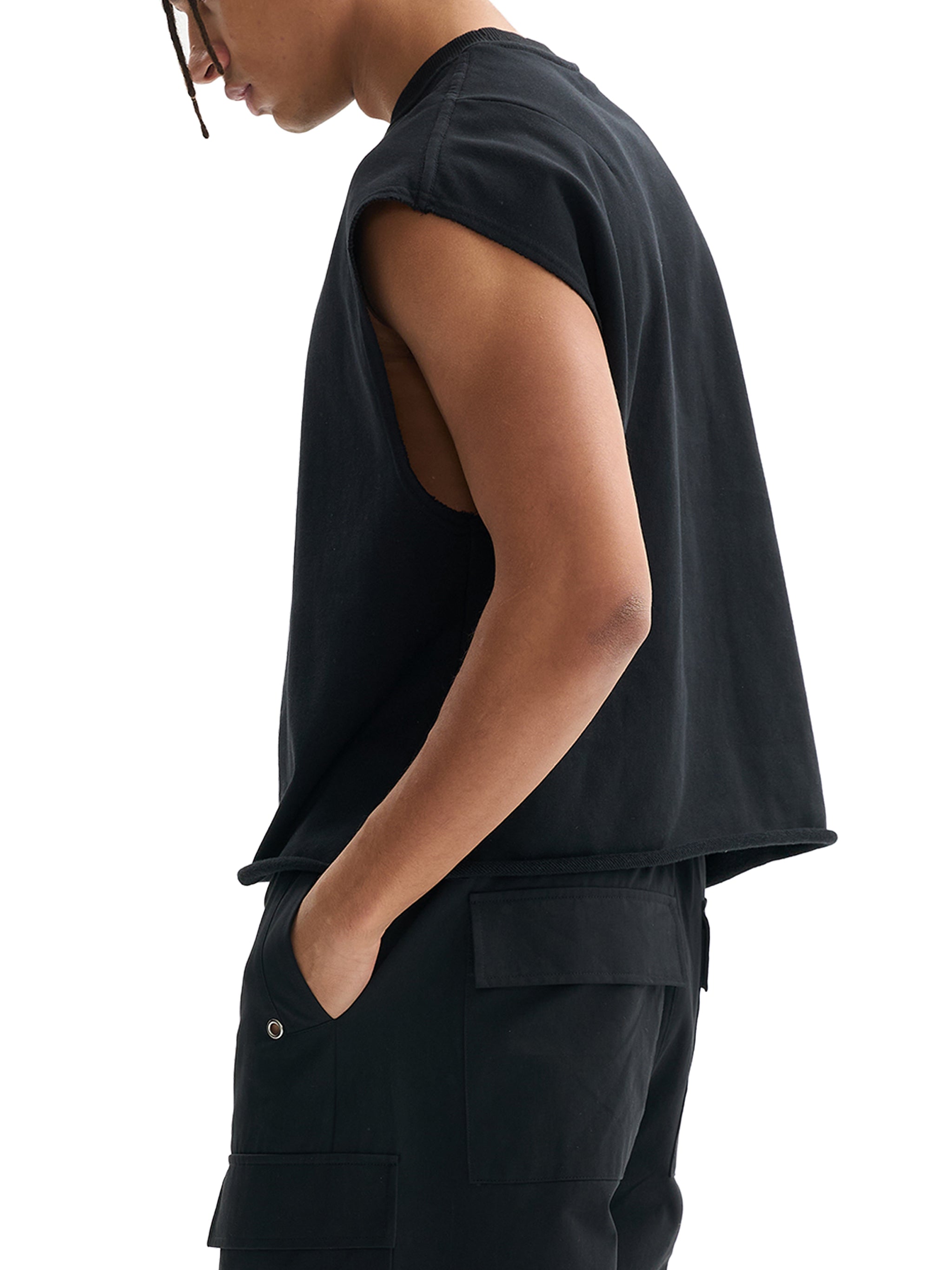 When the cloud appears French Terry Boxy Tank Top