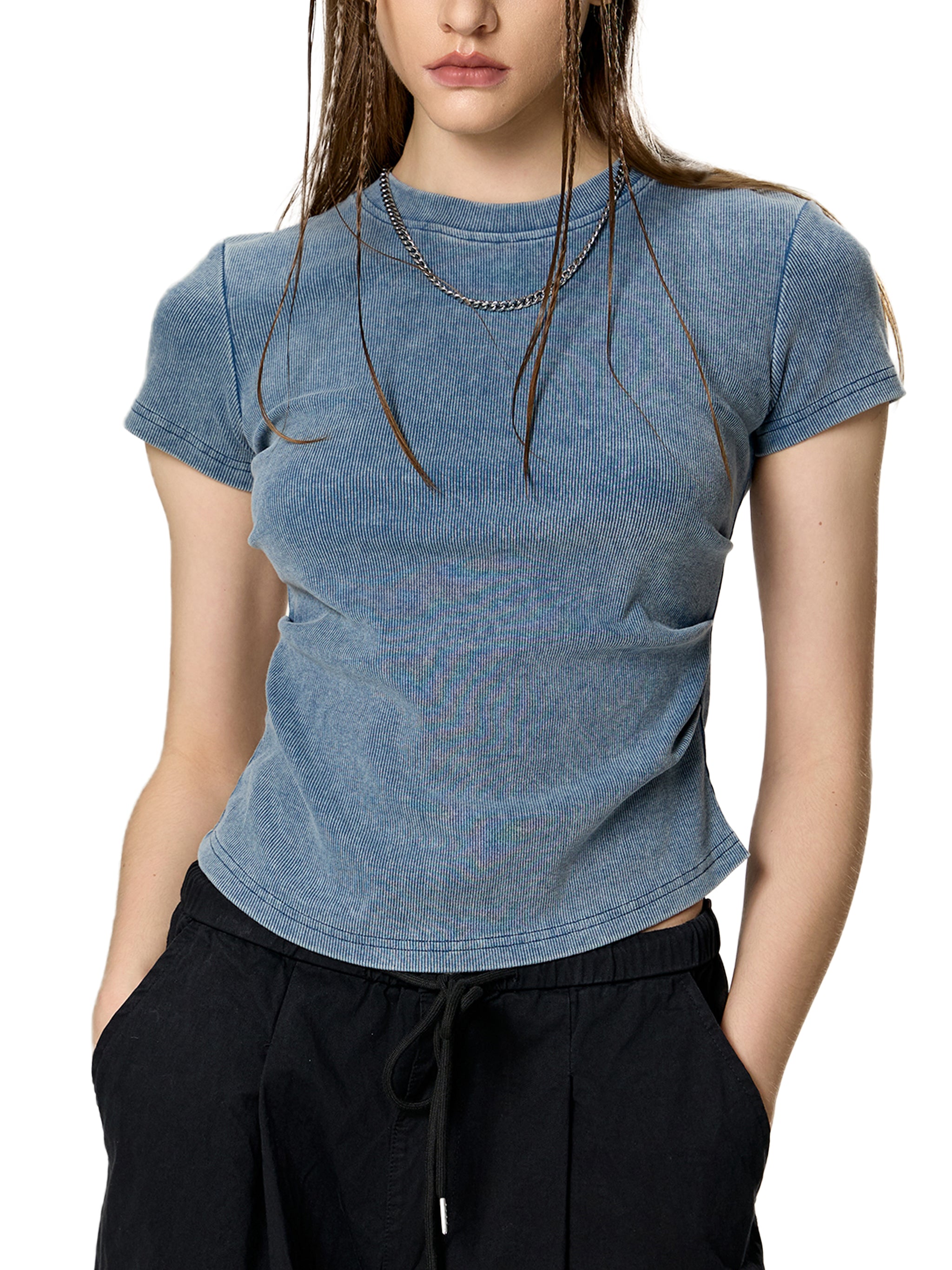 "Fruit of the Spirit" Women's Vintage Washed Bodycon Cotton T-Shirt