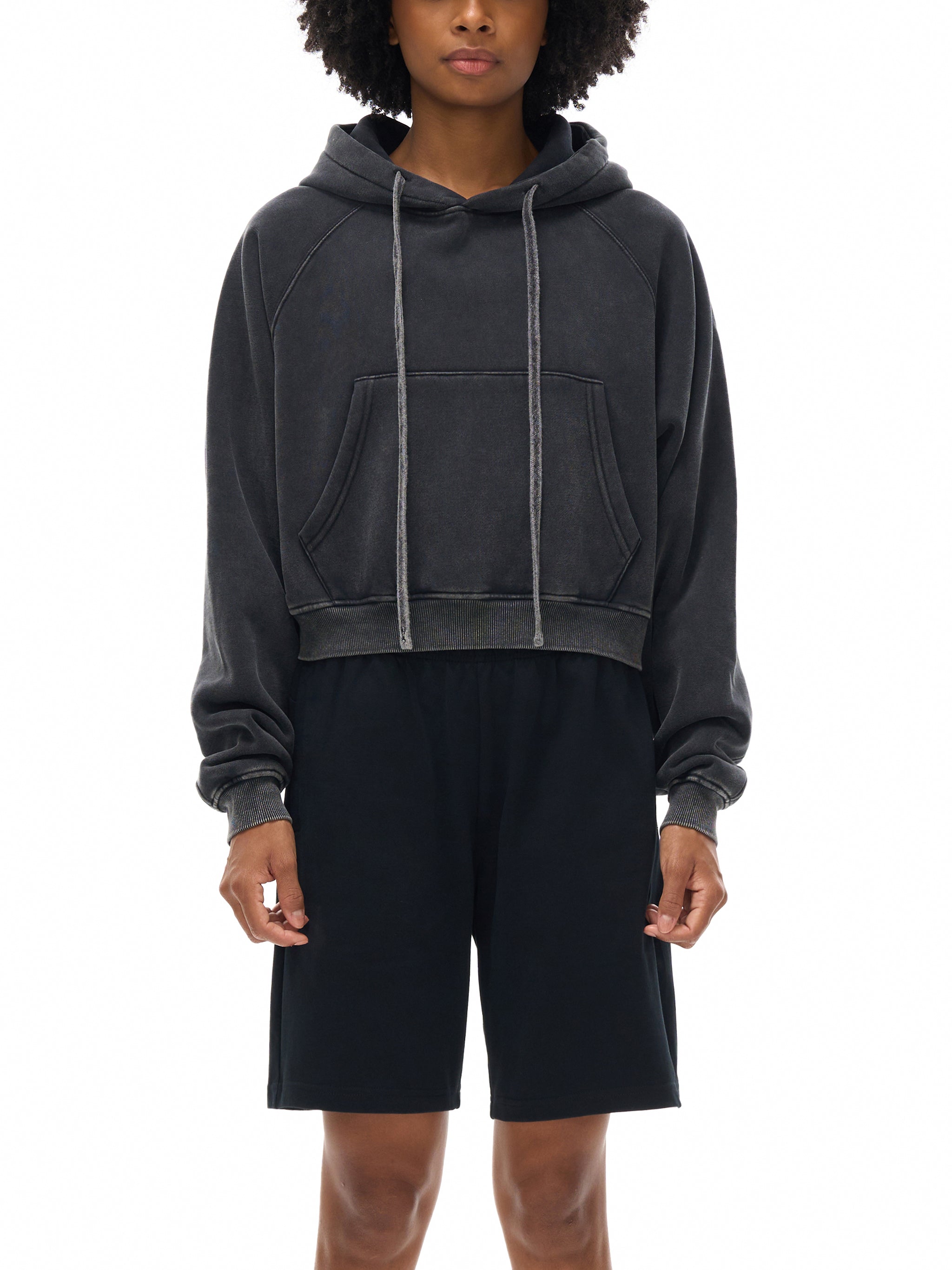 "Spread the Gospel" Women's Snow Washed Cropped Hoodie