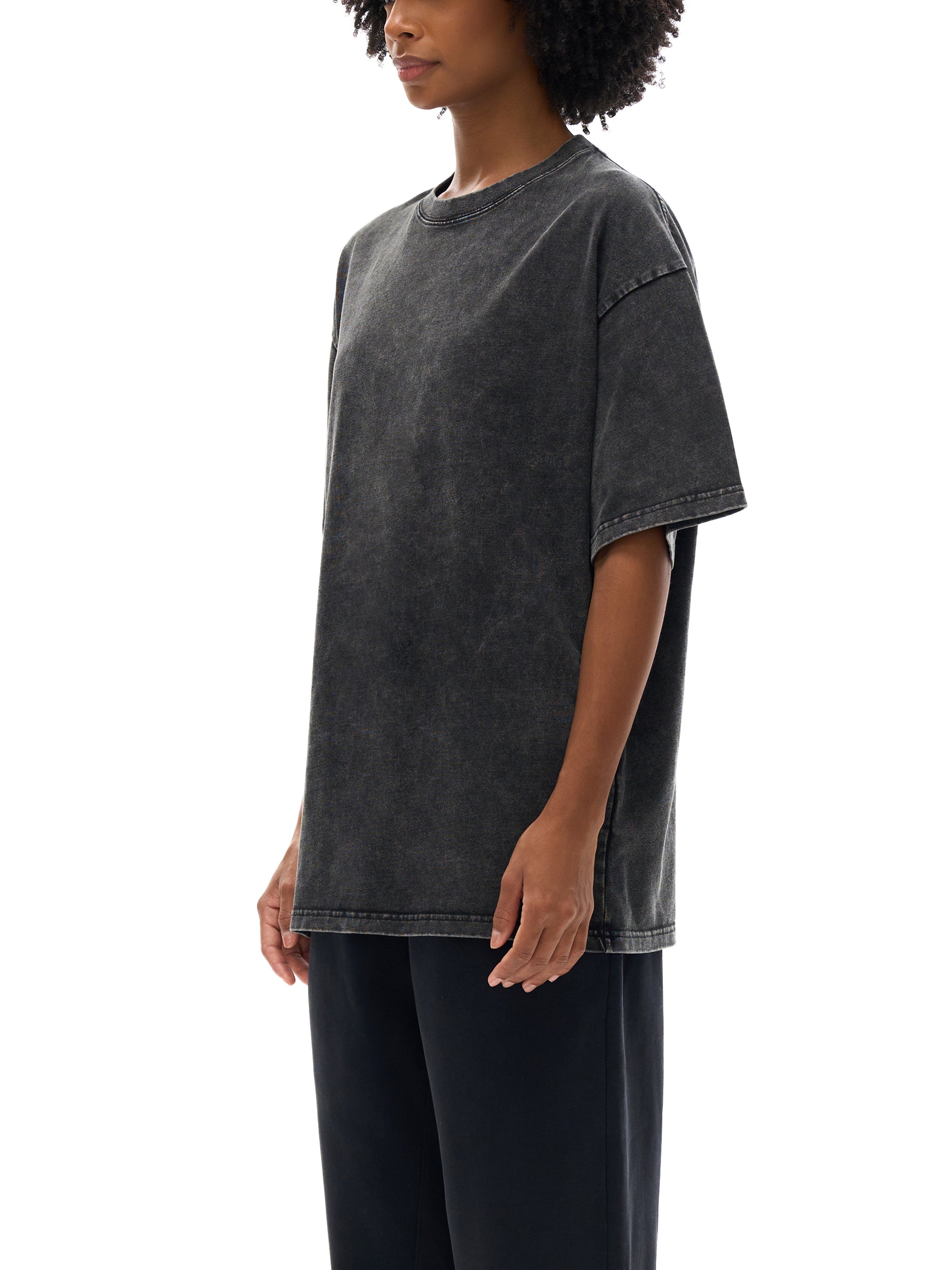 "HOPE" Snow Washed Oversized Cotton T-Shirt