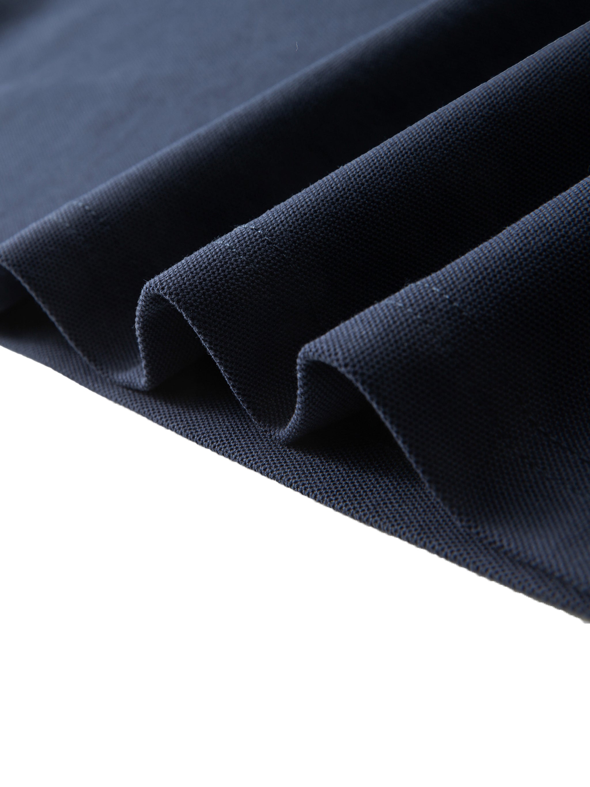 "YHWH SHALOM" Contrast Collar Short-Sleeve Polo Shirt