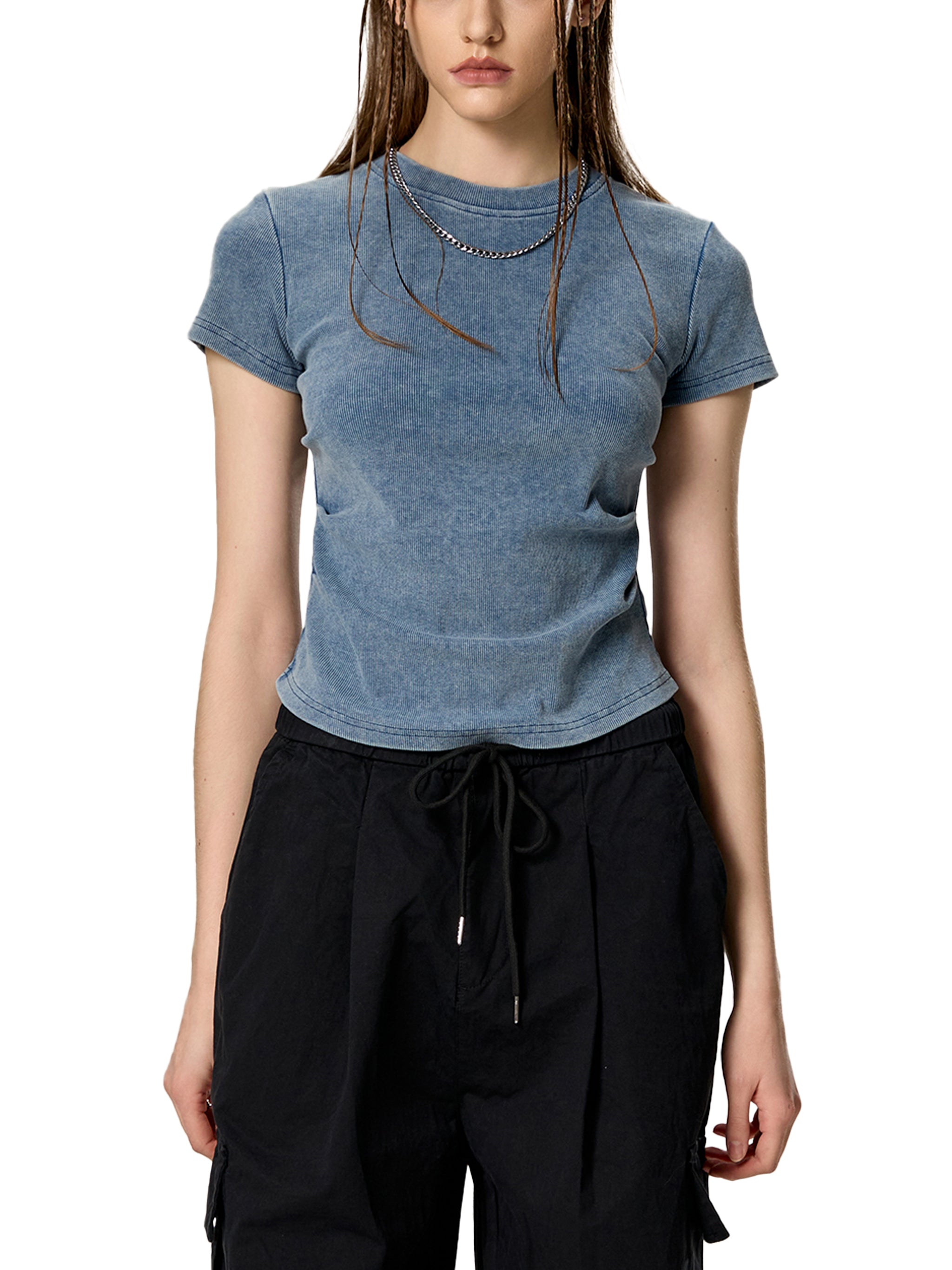 "Fruit of the Spirit" Women's Vintage Washed Bodycon Cotton T-Shirt