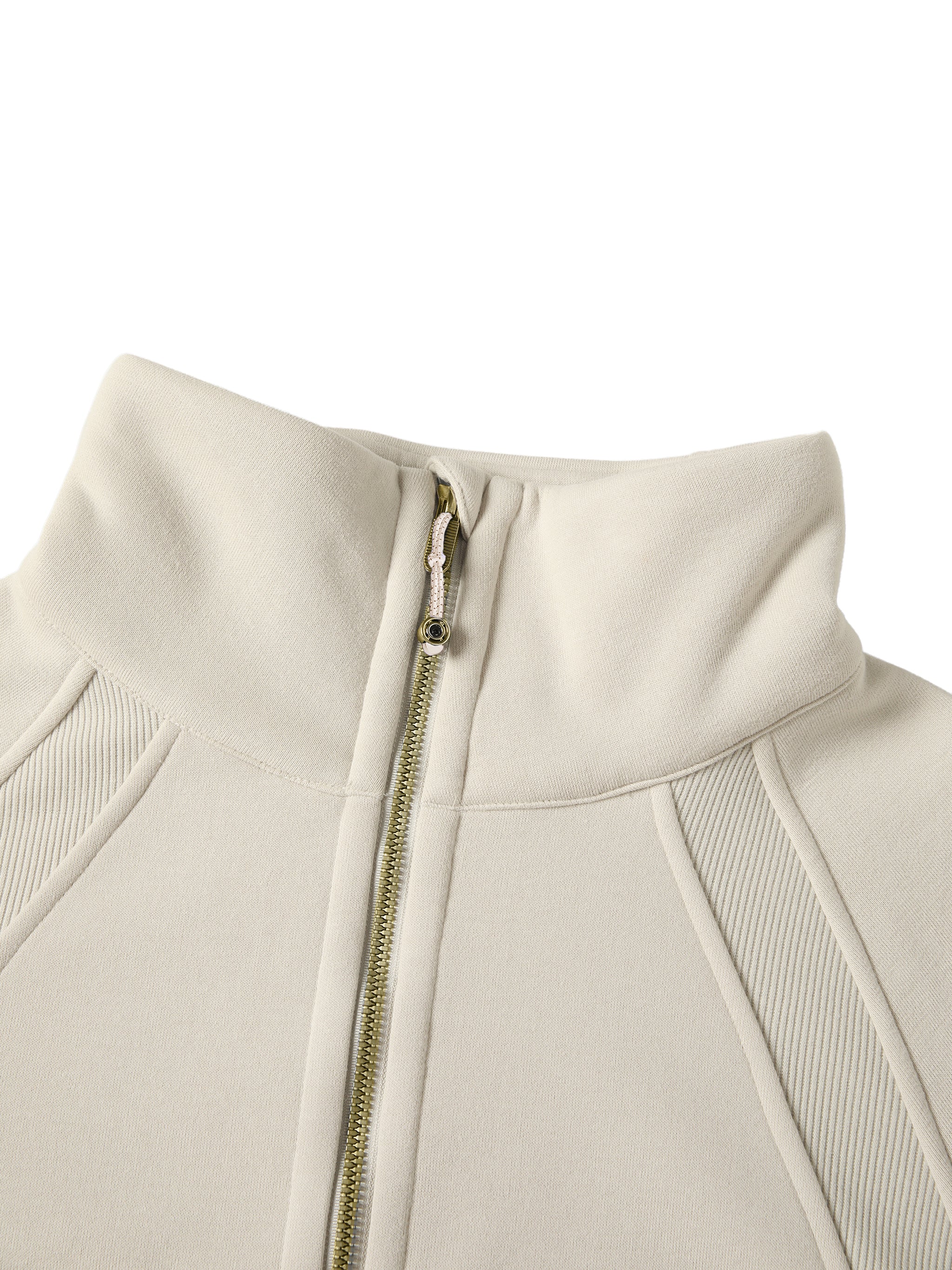 "He is RISEN" Women's Cropped Half-Zip Sweatshirt