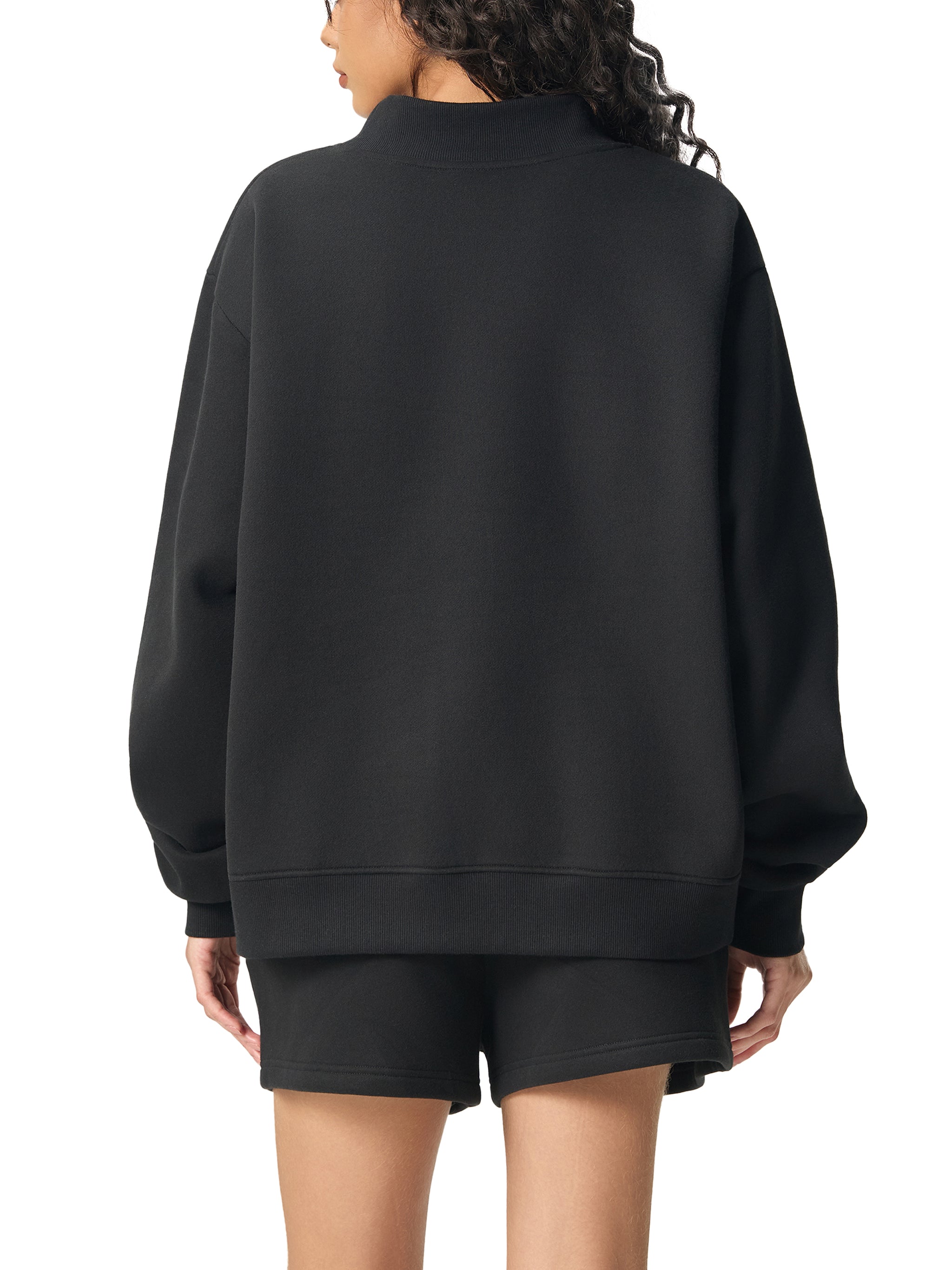 "God is Bigger" Women's Essential Fleece Mid-Neck Crew Sweatshirt