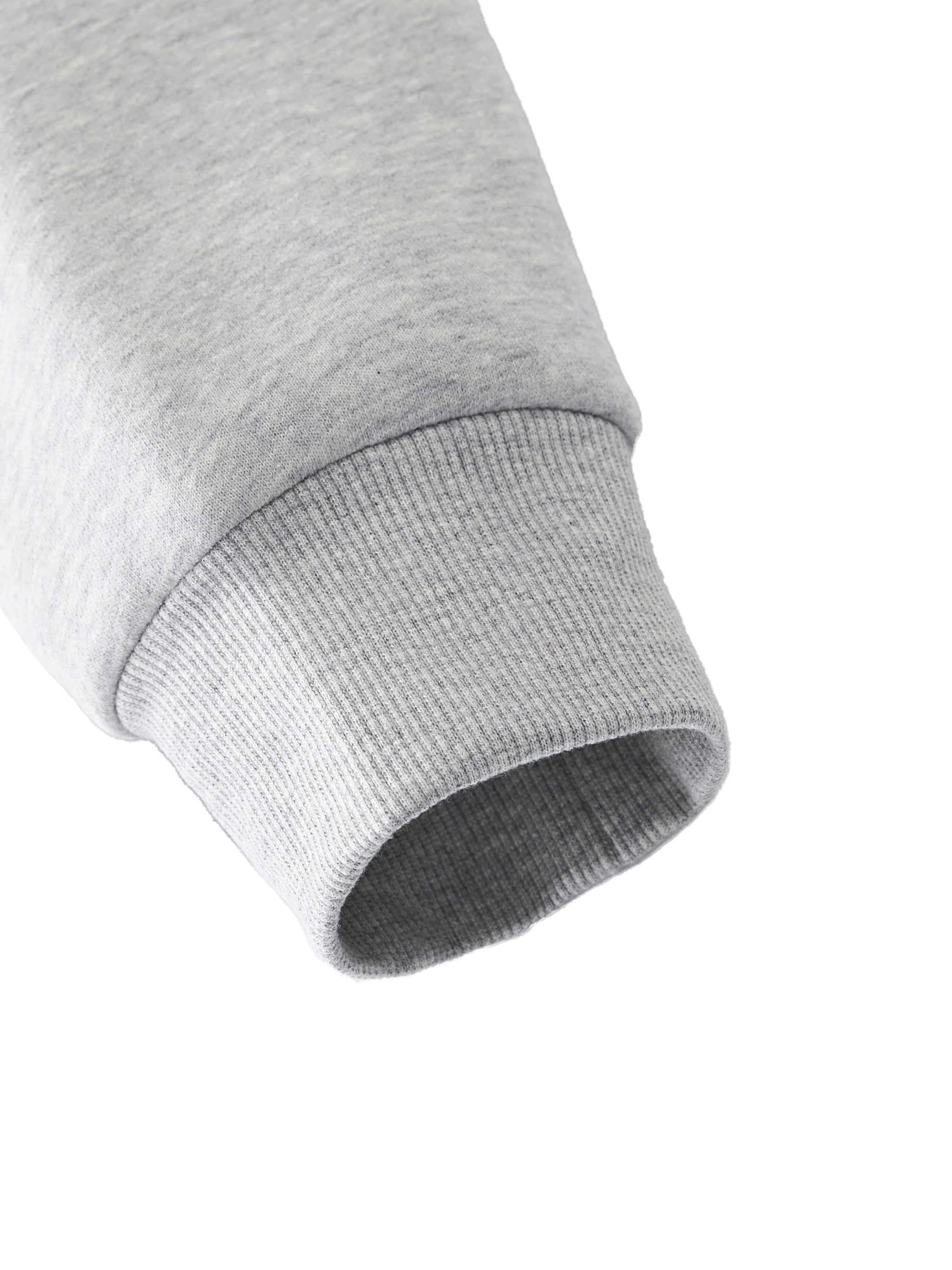 "Romans 8:28" Essential Fleece Mock-Neck Crew Sweatshirt