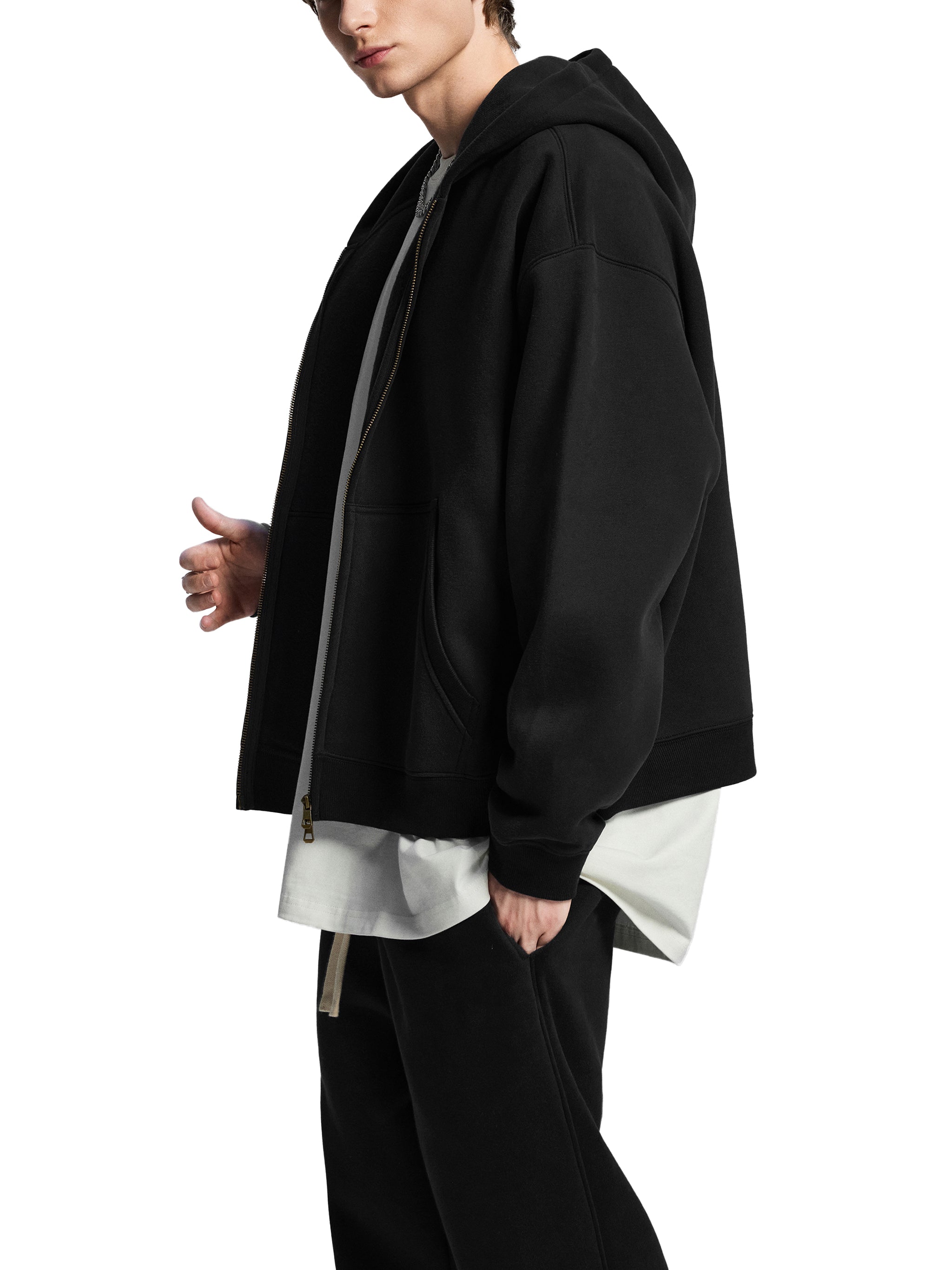 Left Behind/Aliens Essential Oversized Fleece Boxy Hoodie