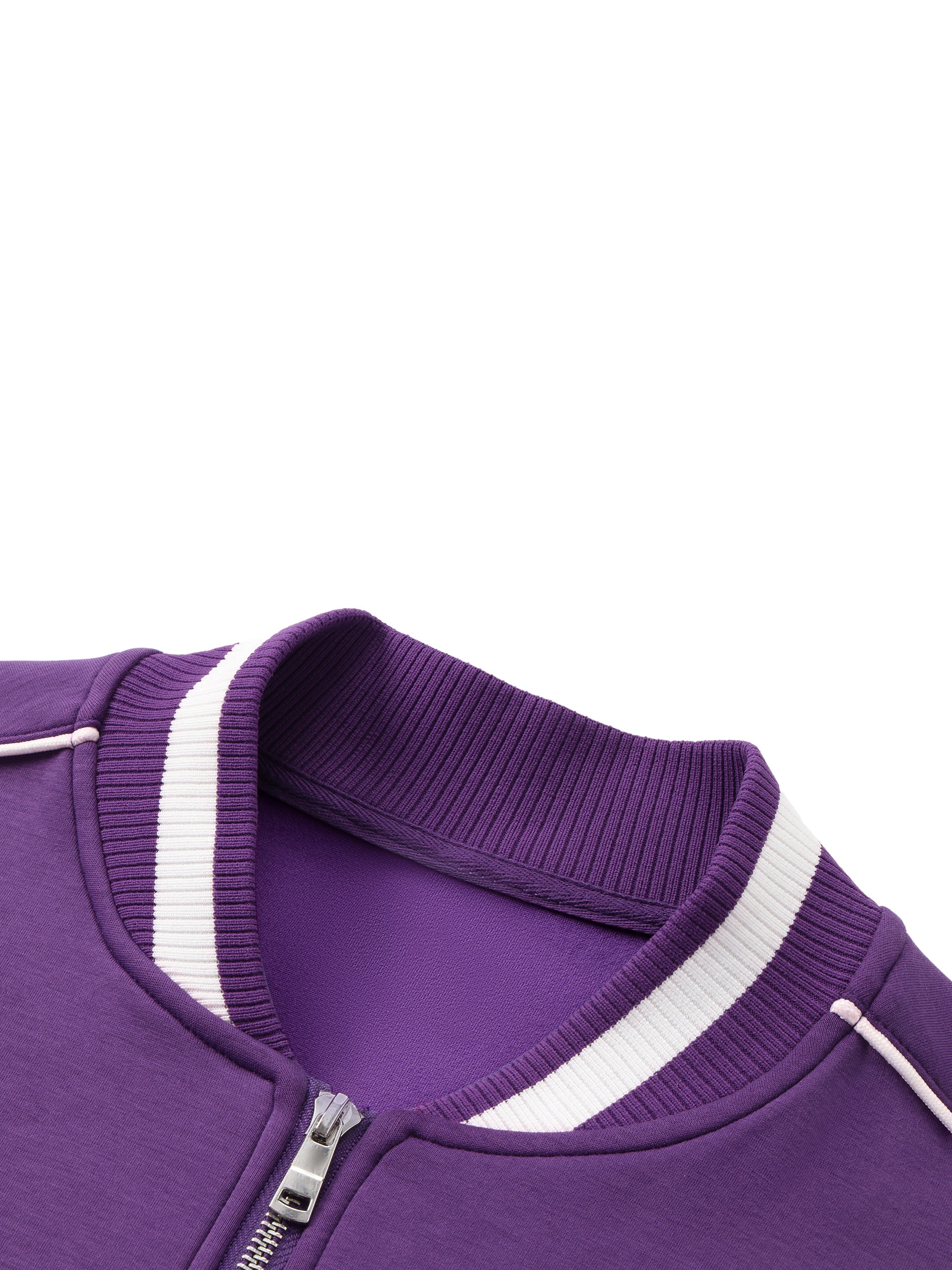 "Psalm 103:1" Contrast Piping Zip Bomber Jacket