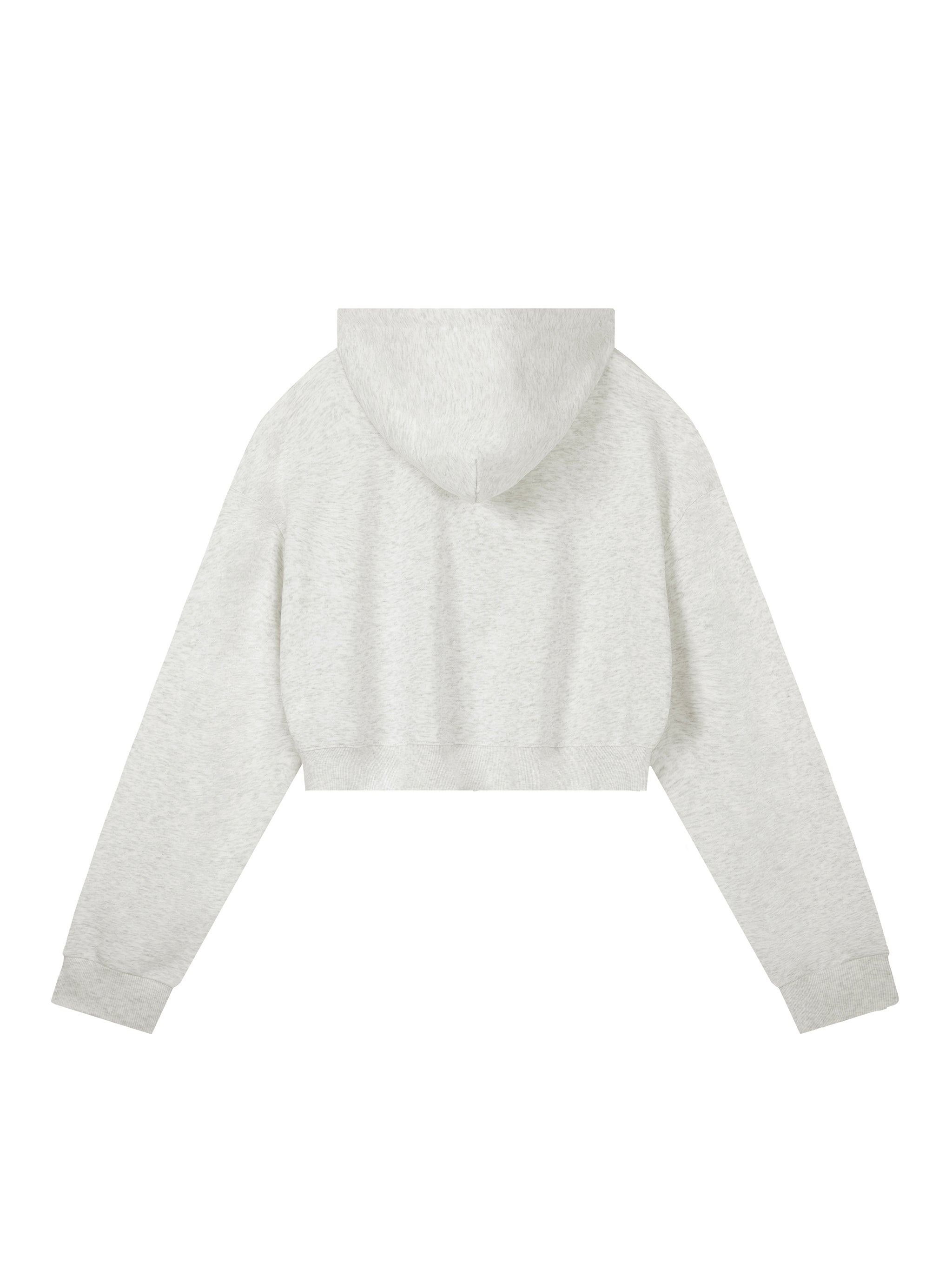 Saved by grace/walk by faith Essential Cropped Zip-Up Hoodie