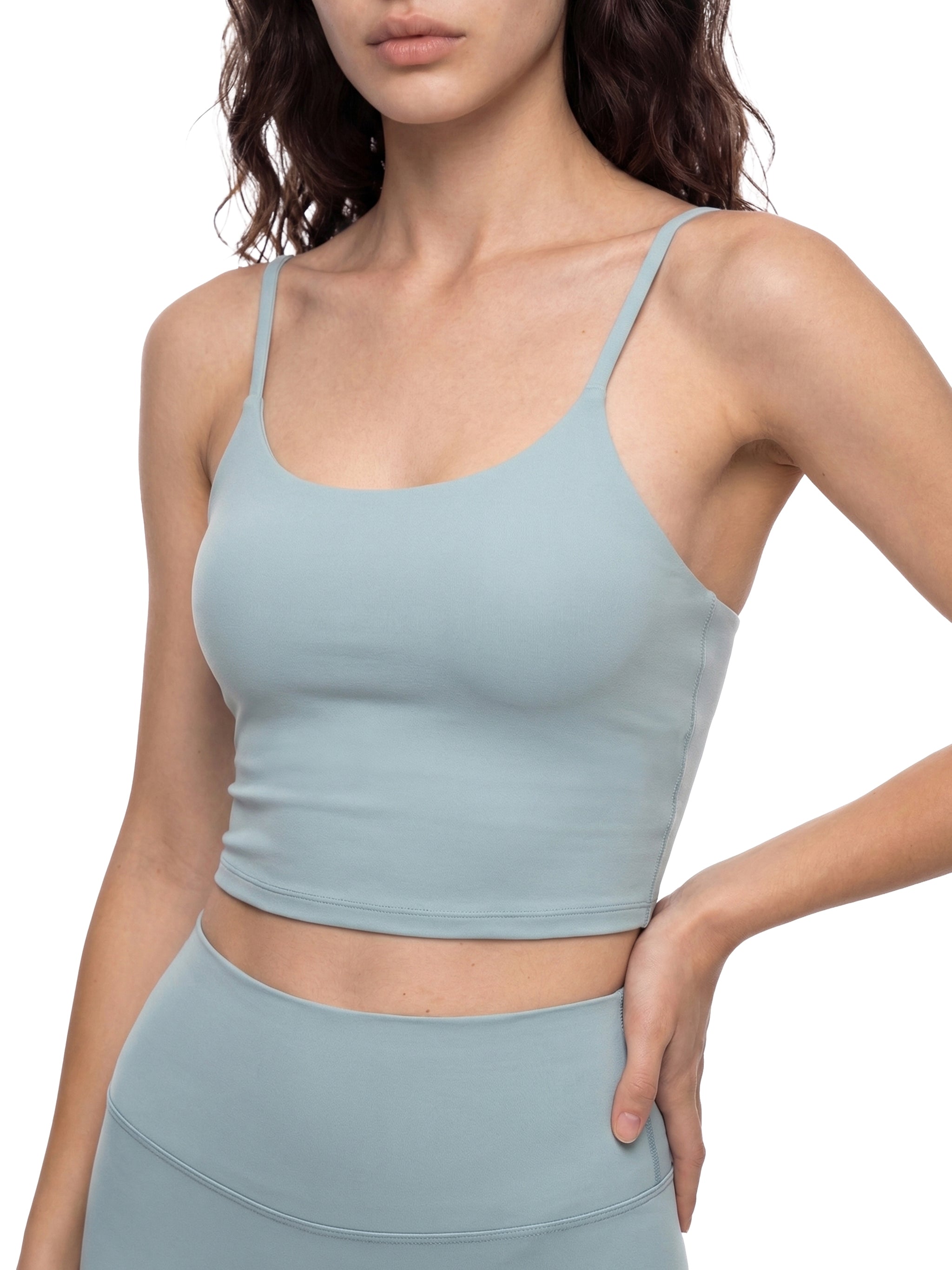 Thank you Spaghetti Strap Yoga Sports Bra