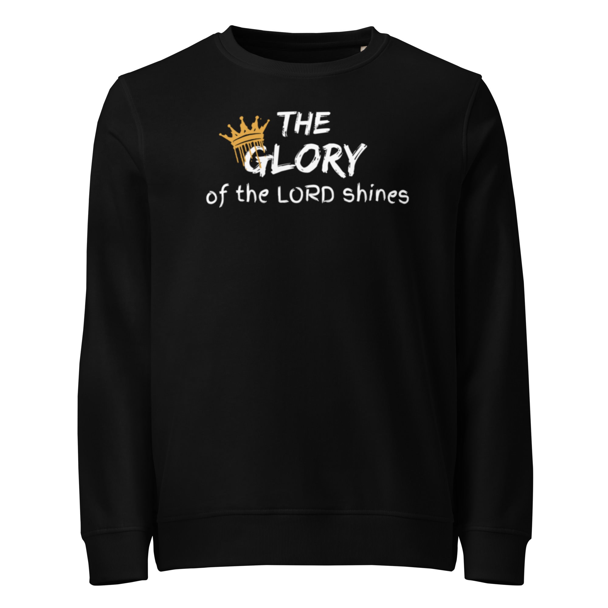 The Glory of the LORD shines Unisex organic sweatshirt