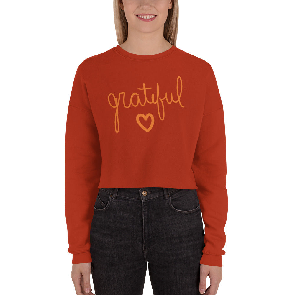 Grateful Crop Sweatshirt