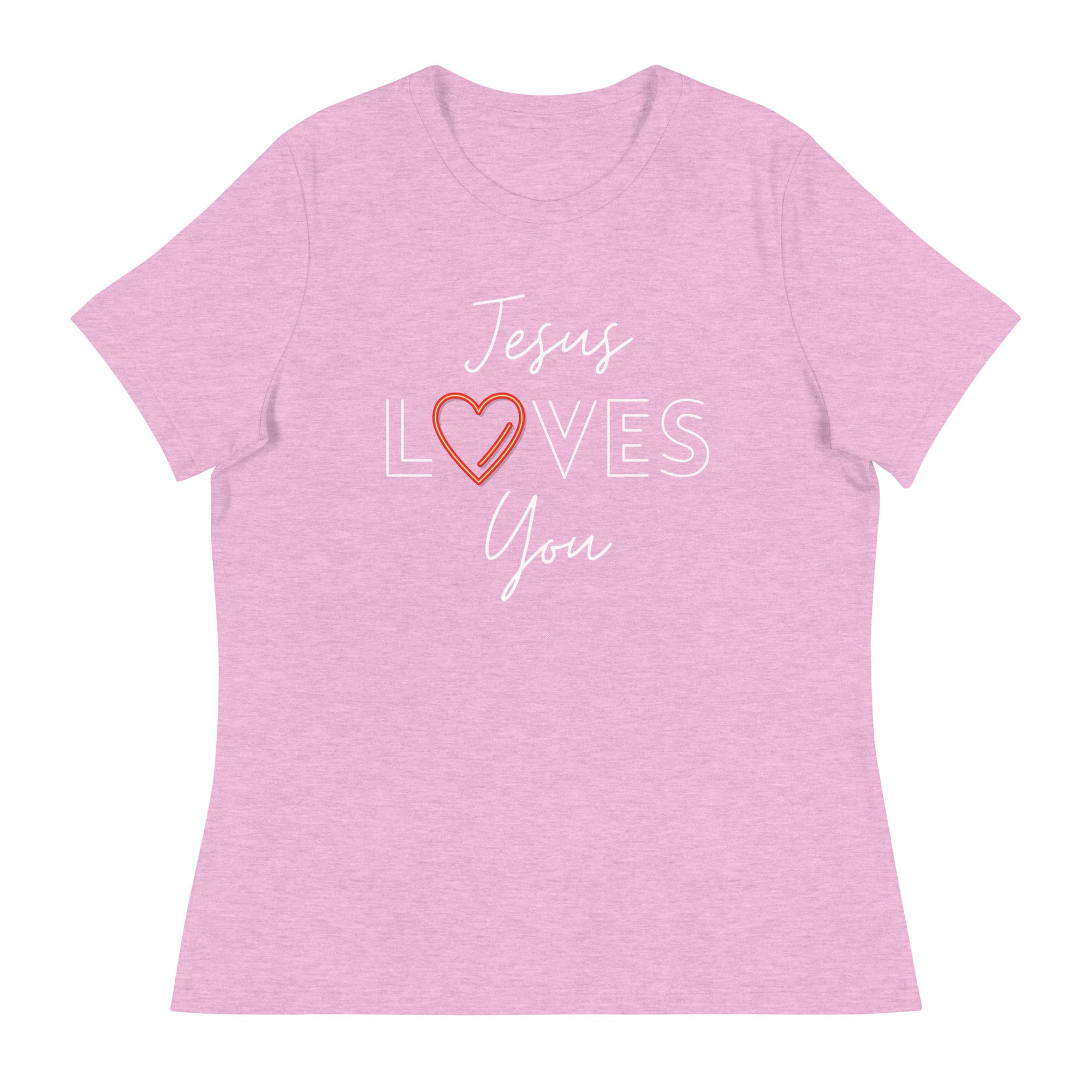 Jesus Loves You Women's Relaxed T-Shirt