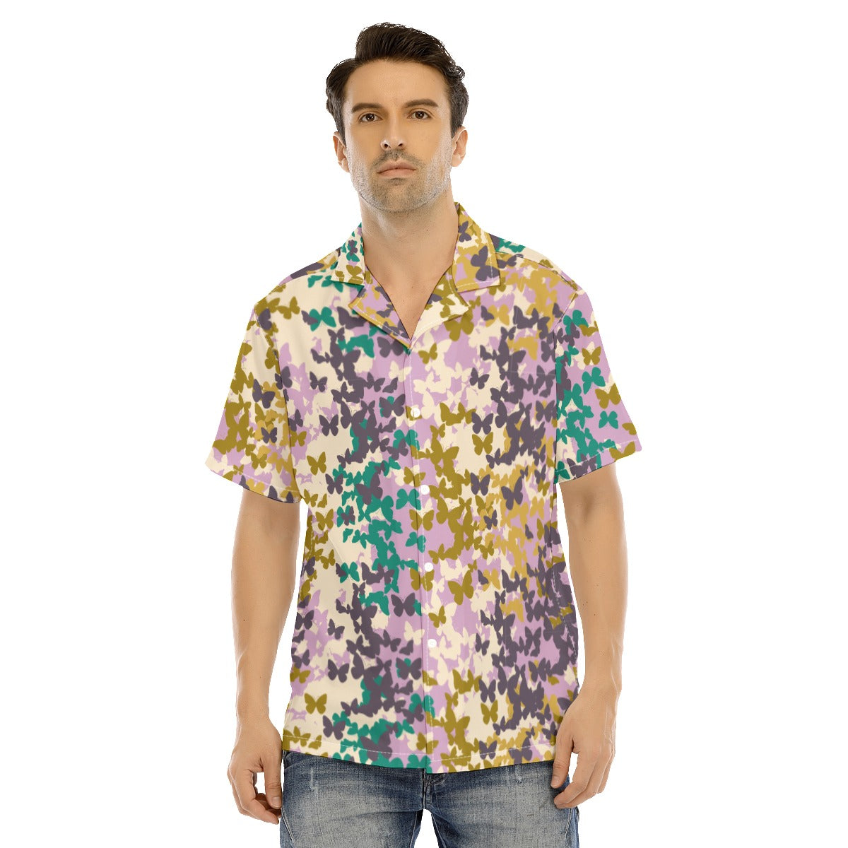 New Creation In Christ Button Up Short Sleeves Shirt