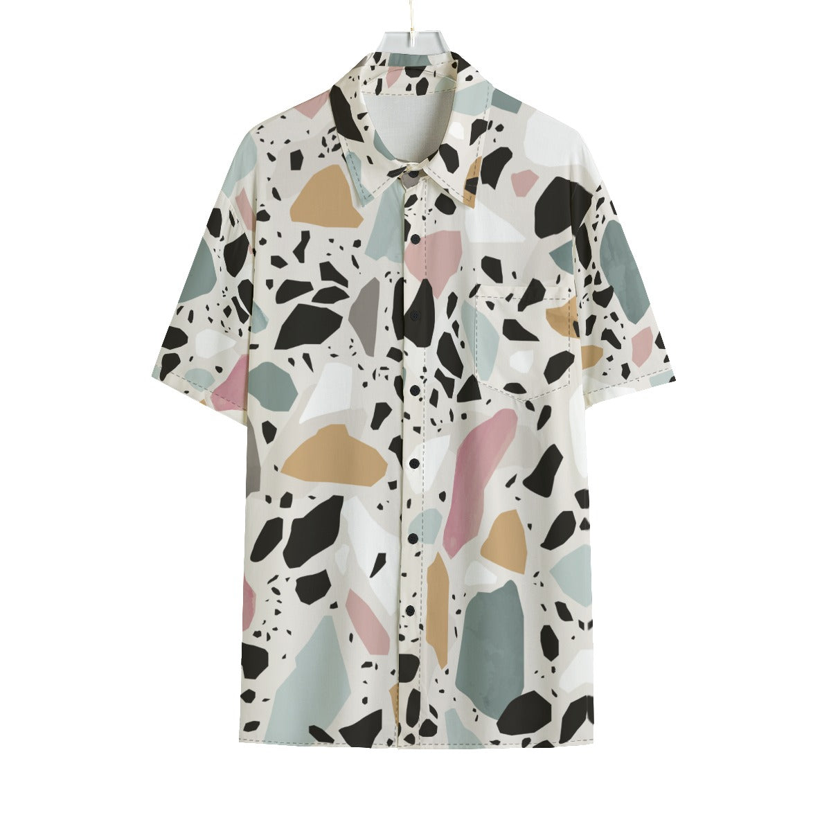 We Must Be Born Again Rayon Button Up Shirt