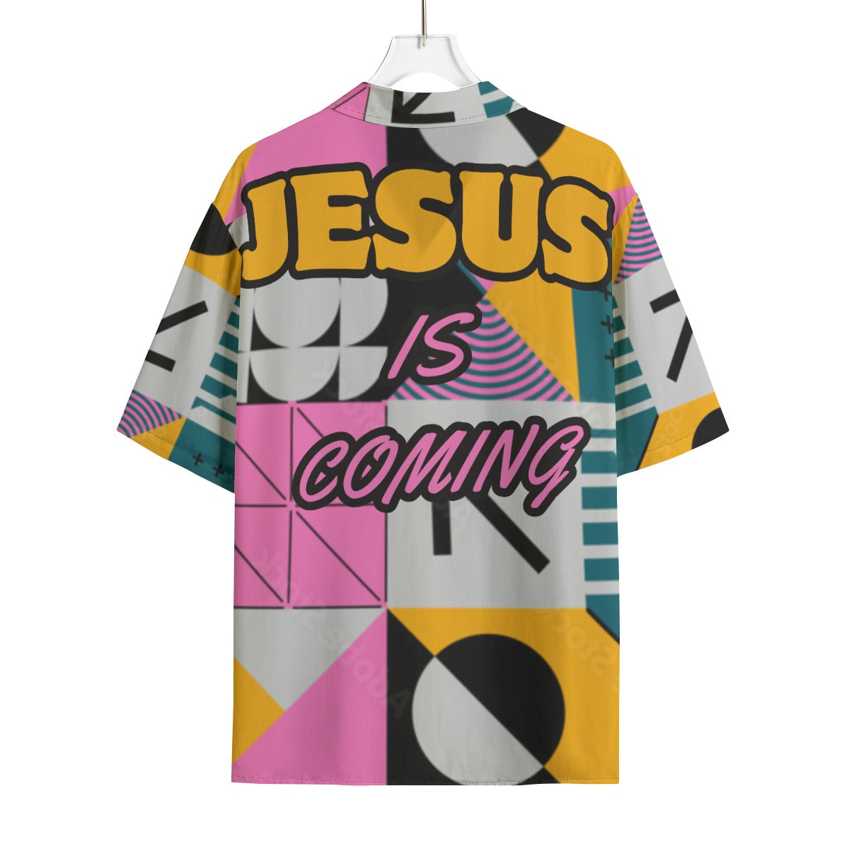 Jesus is coming Hawaiian Rayon Shirt