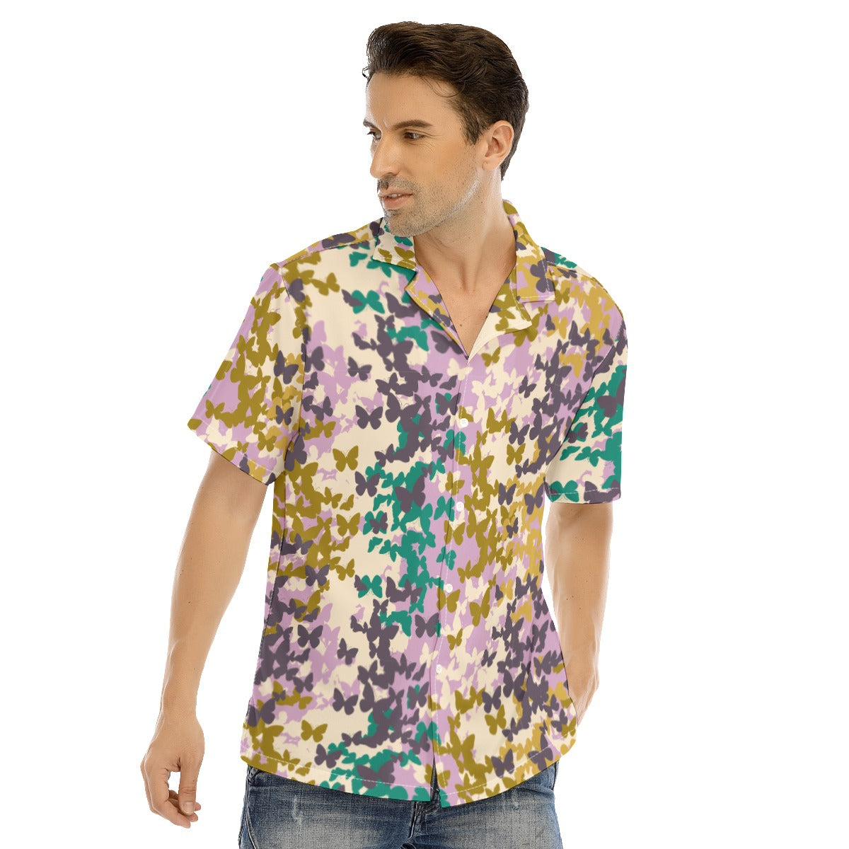 New Creation In Christ Button Up Short Sleeves Shirt