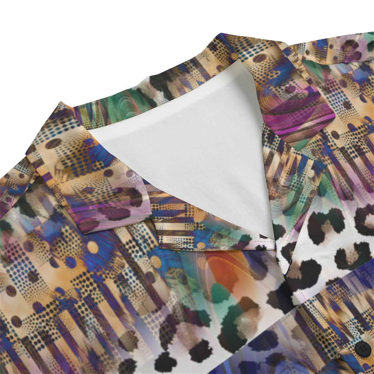 Jesus Loves You Rayon Button Up Shirt