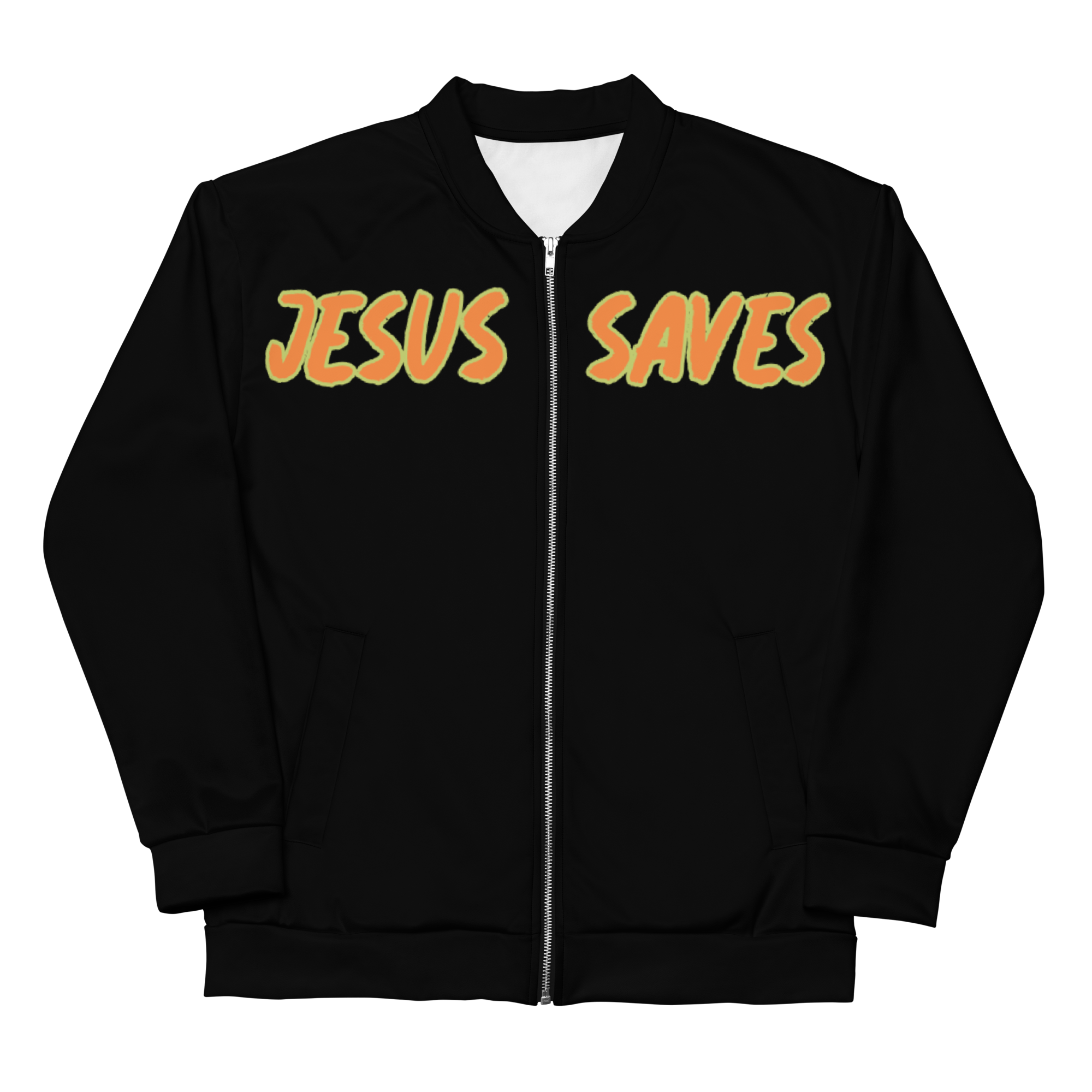 Jesus Saves Unisex Bomber Jacket